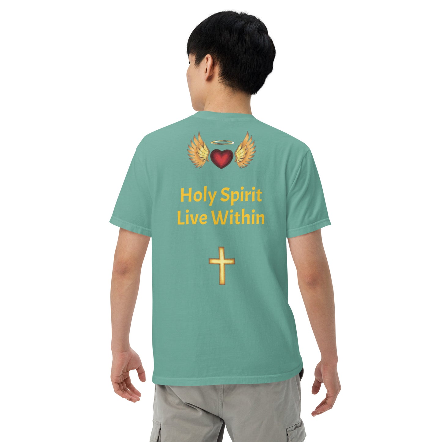 YAHUAH’s Temple S Unisex garment-dyed heavyweight t-shirt