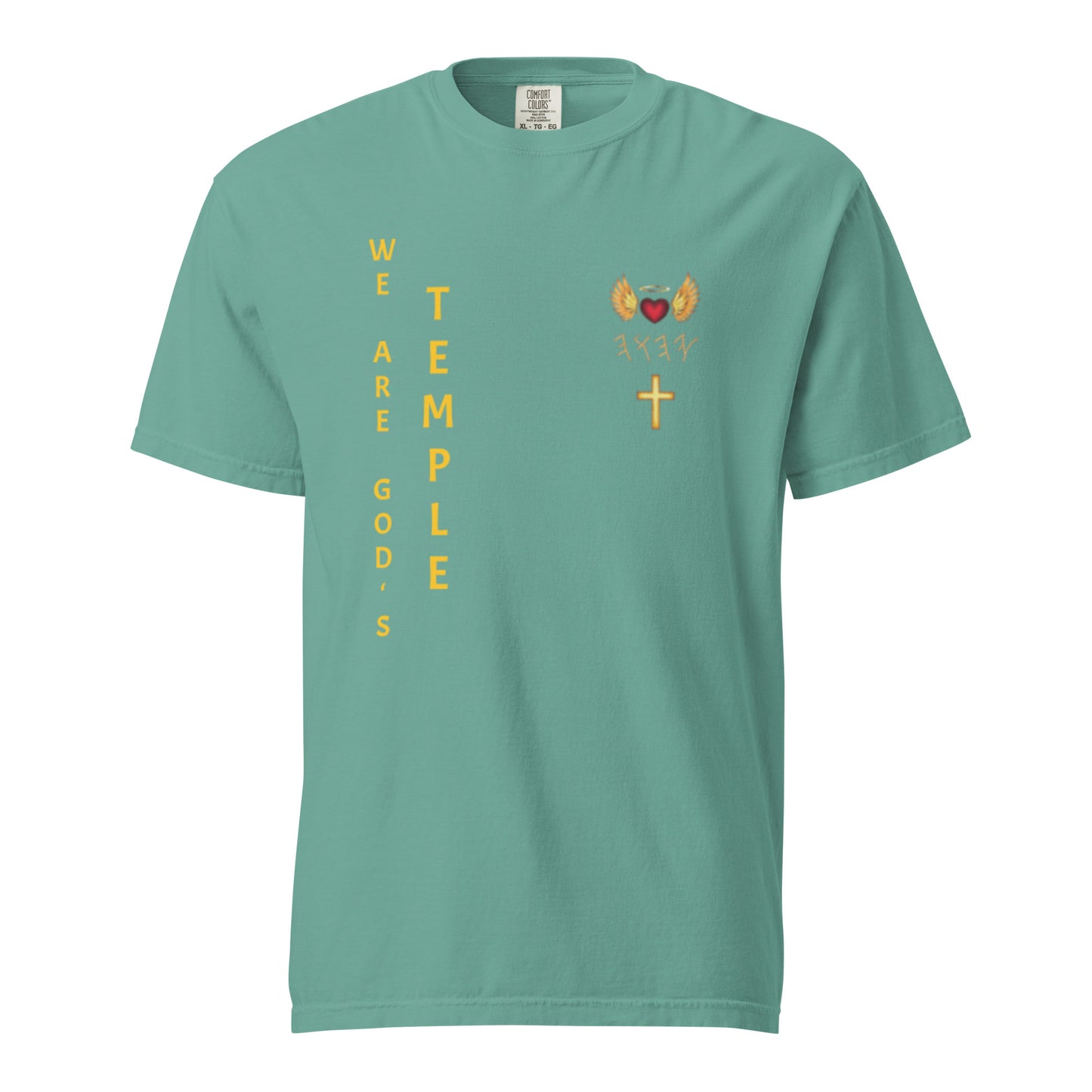 YAHUAH’s Temple S Unisex garment-dyed heavyweight t-shirt
