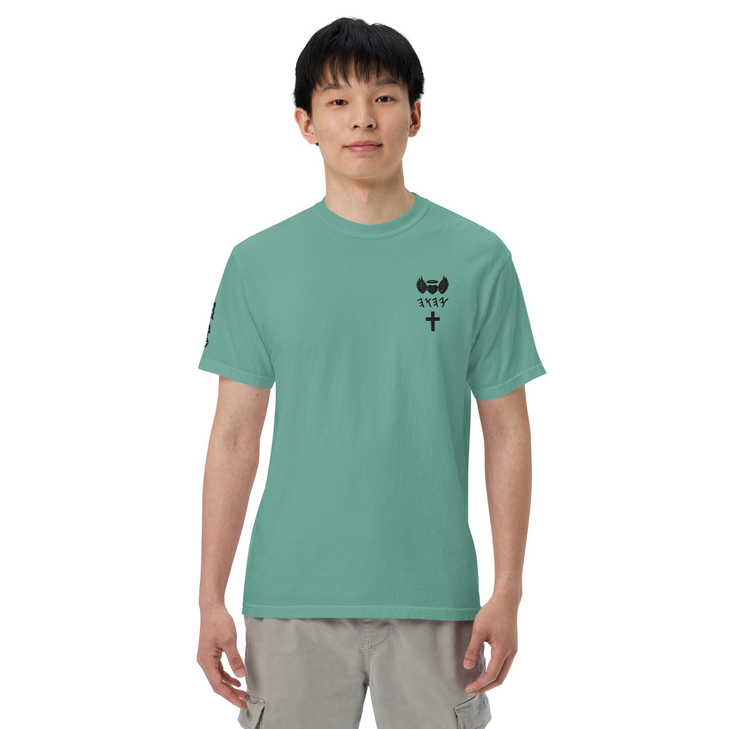 YAHUAH’s Temple S Unisex garment-dyed heavyweight t-shirt
