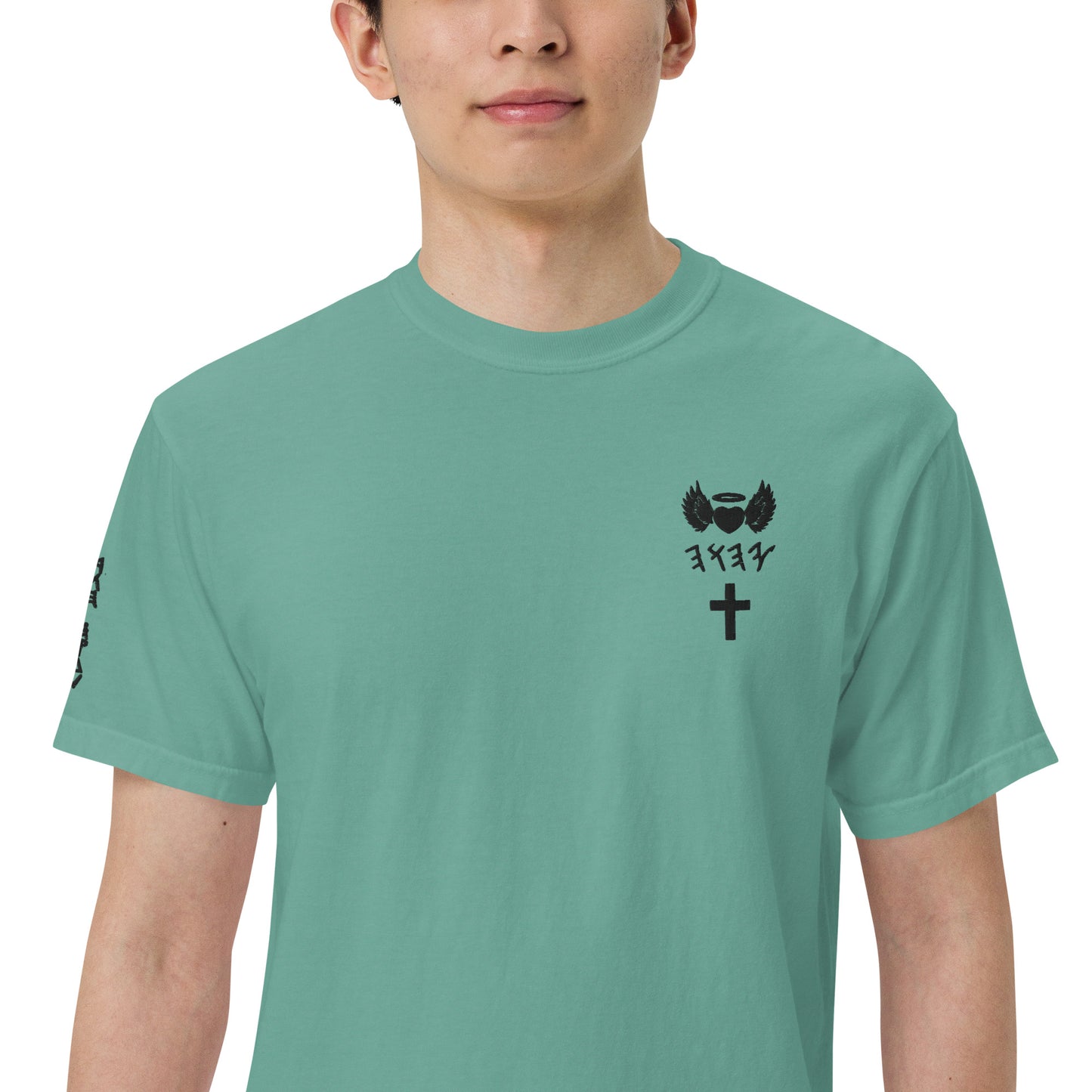 YAHUAH’s Temple S Unisex garment-dyed heavyweight t-shirt