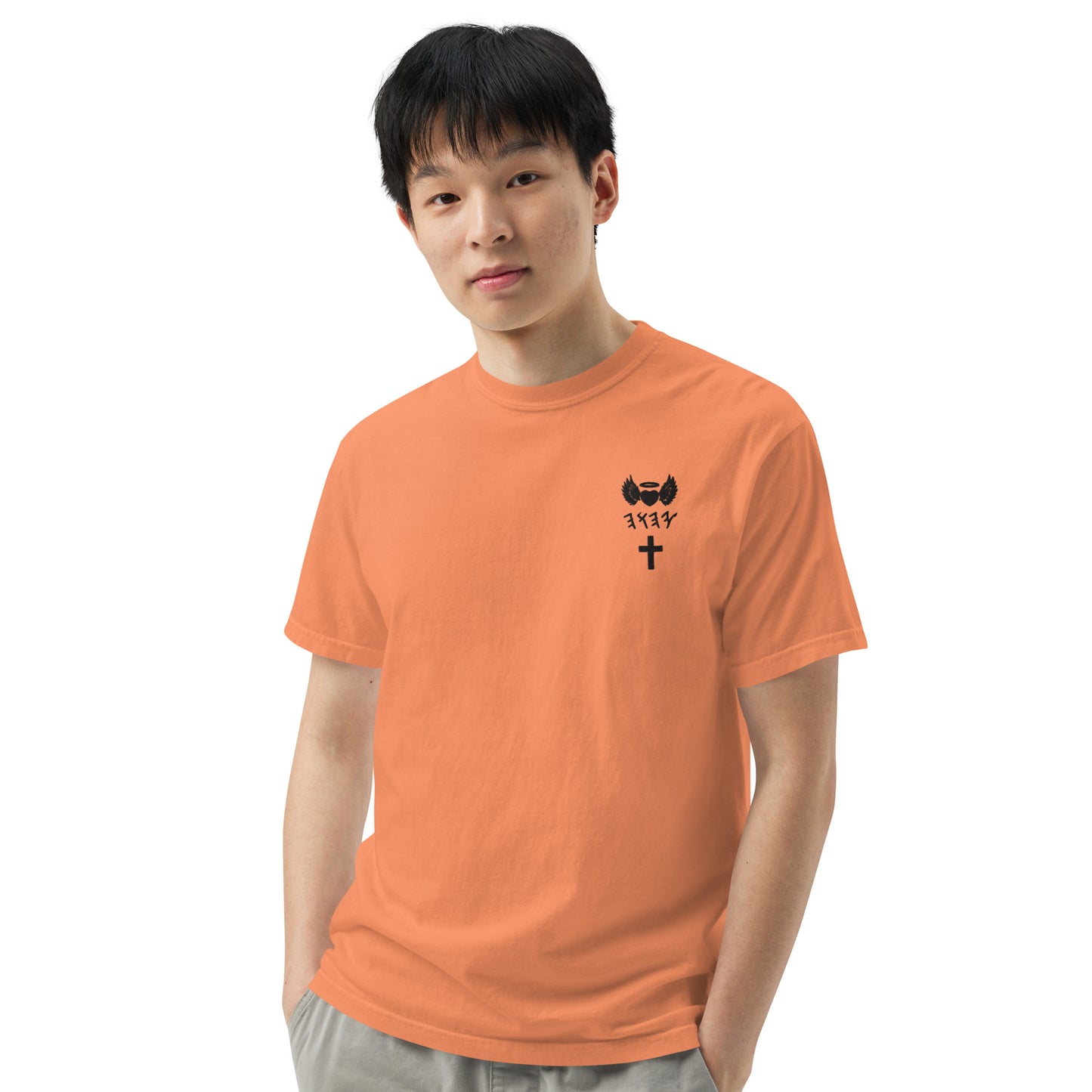 YAHUAH’s Temple S Unisex garment-dyed heavyweight t-shirt