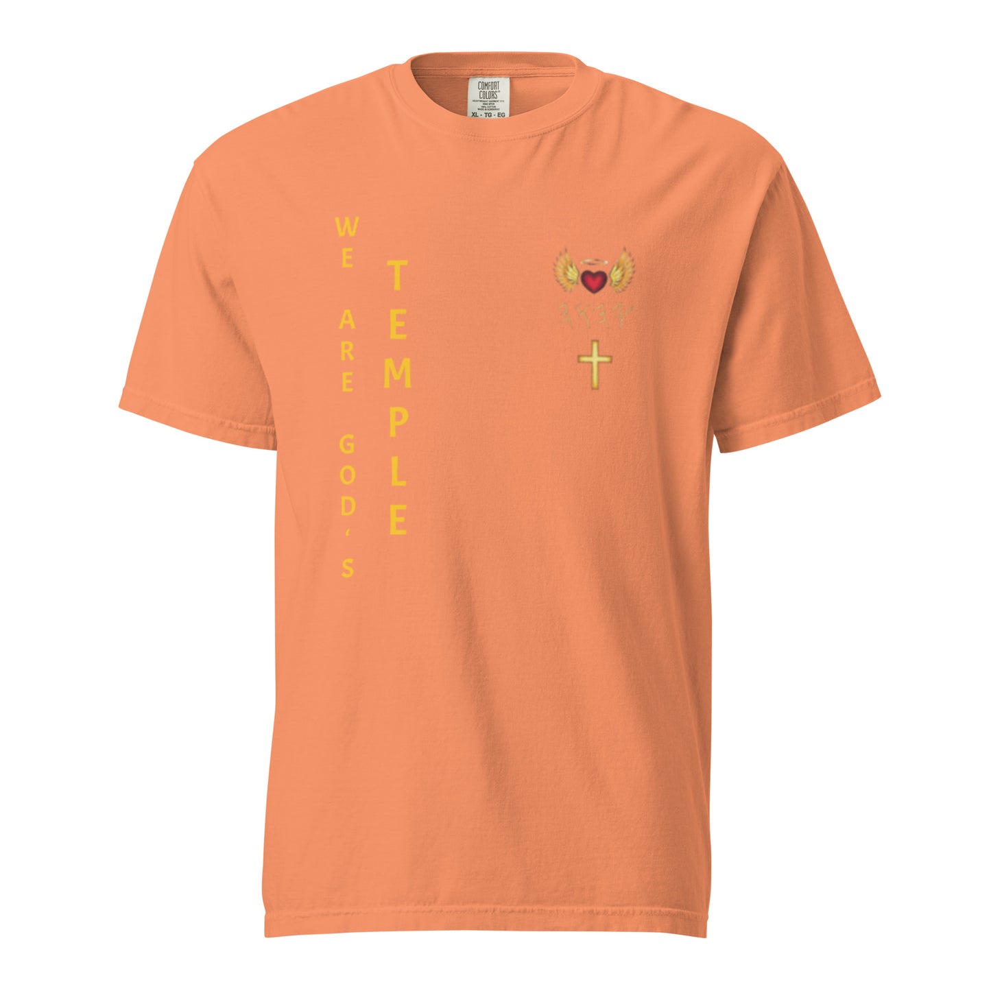 YAHUAH’s Temple S Unisex garment-dyed heavyweight t-shirt