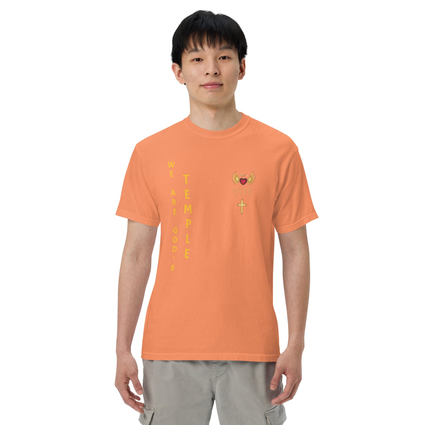 YAHUAH’s Temple S Unisex garment-dyed heavyweight t-shirt