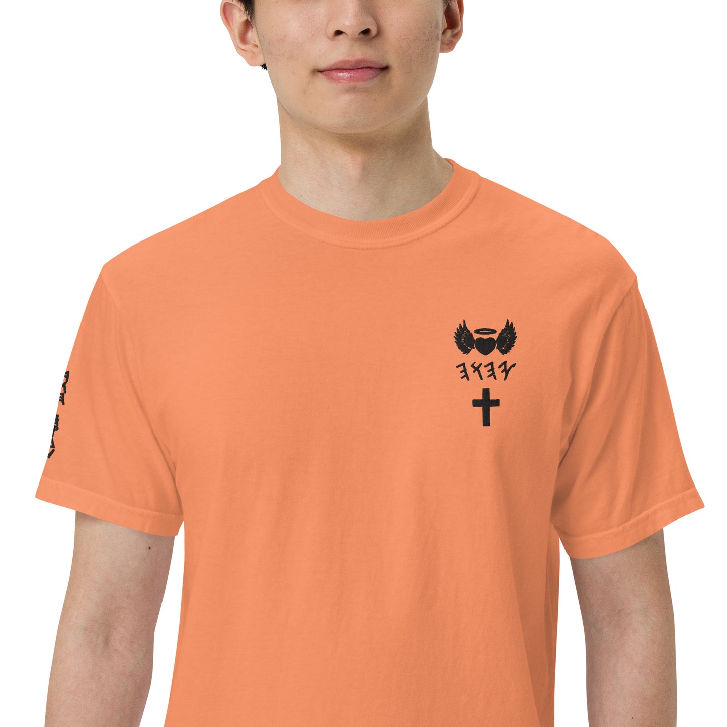 YAHUAH’s Temple S Unisex garment-dyed heavyweight t-shirt