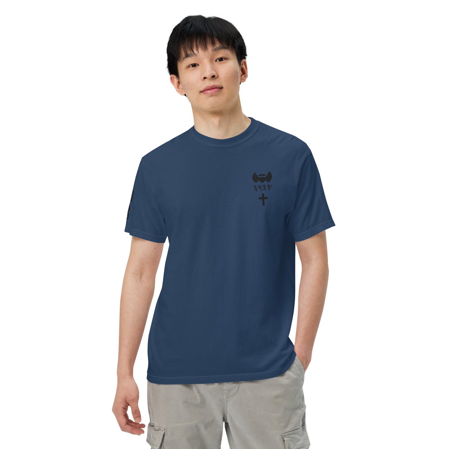 YAHUAH’s Temple S Unisex garment-dyed heavyweight t-shirt