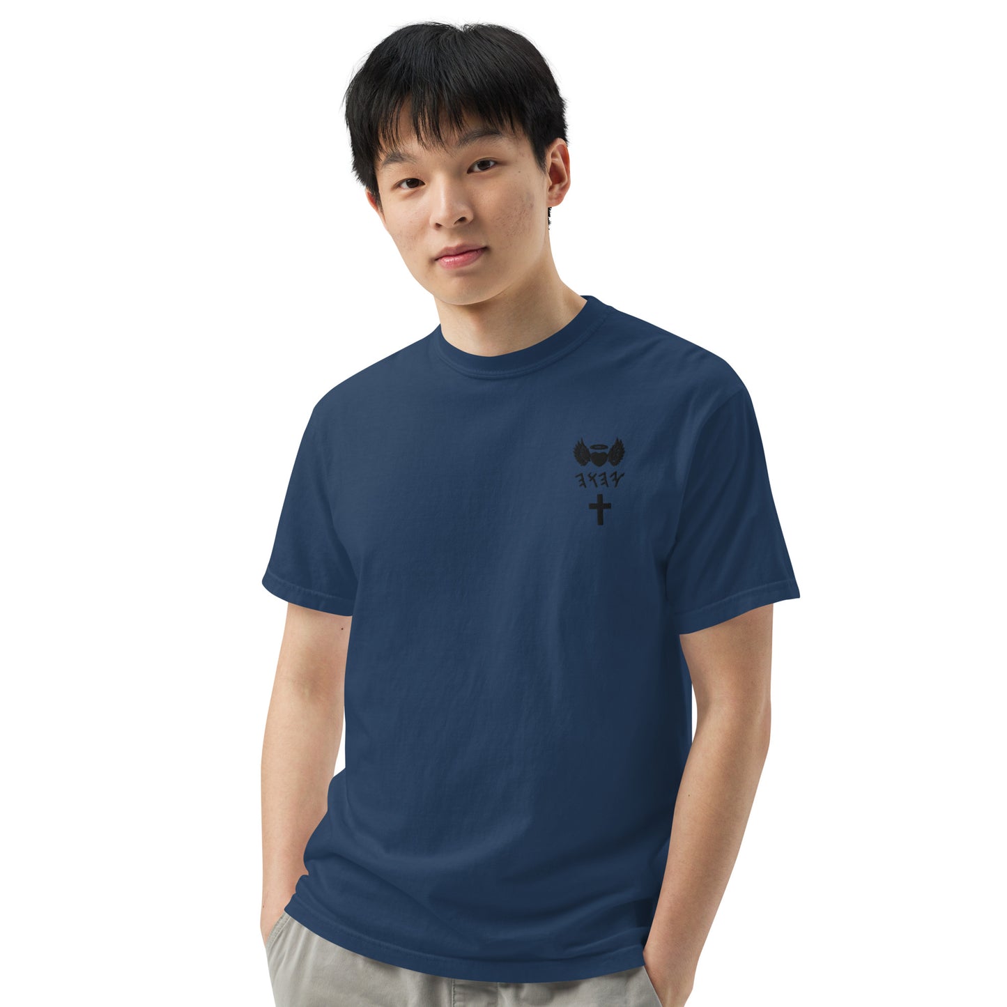 YAHUAH’s Temple S Unisex garment-dyed heavyweight t-shirt