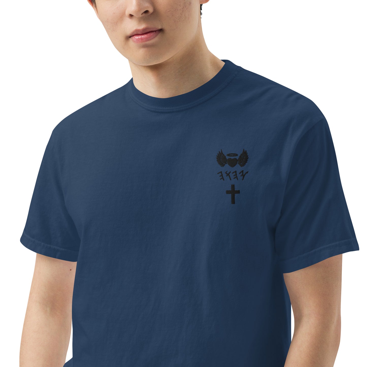YAHUAH’s Temple S Unisex garment-dyed heavyweight t-shirt