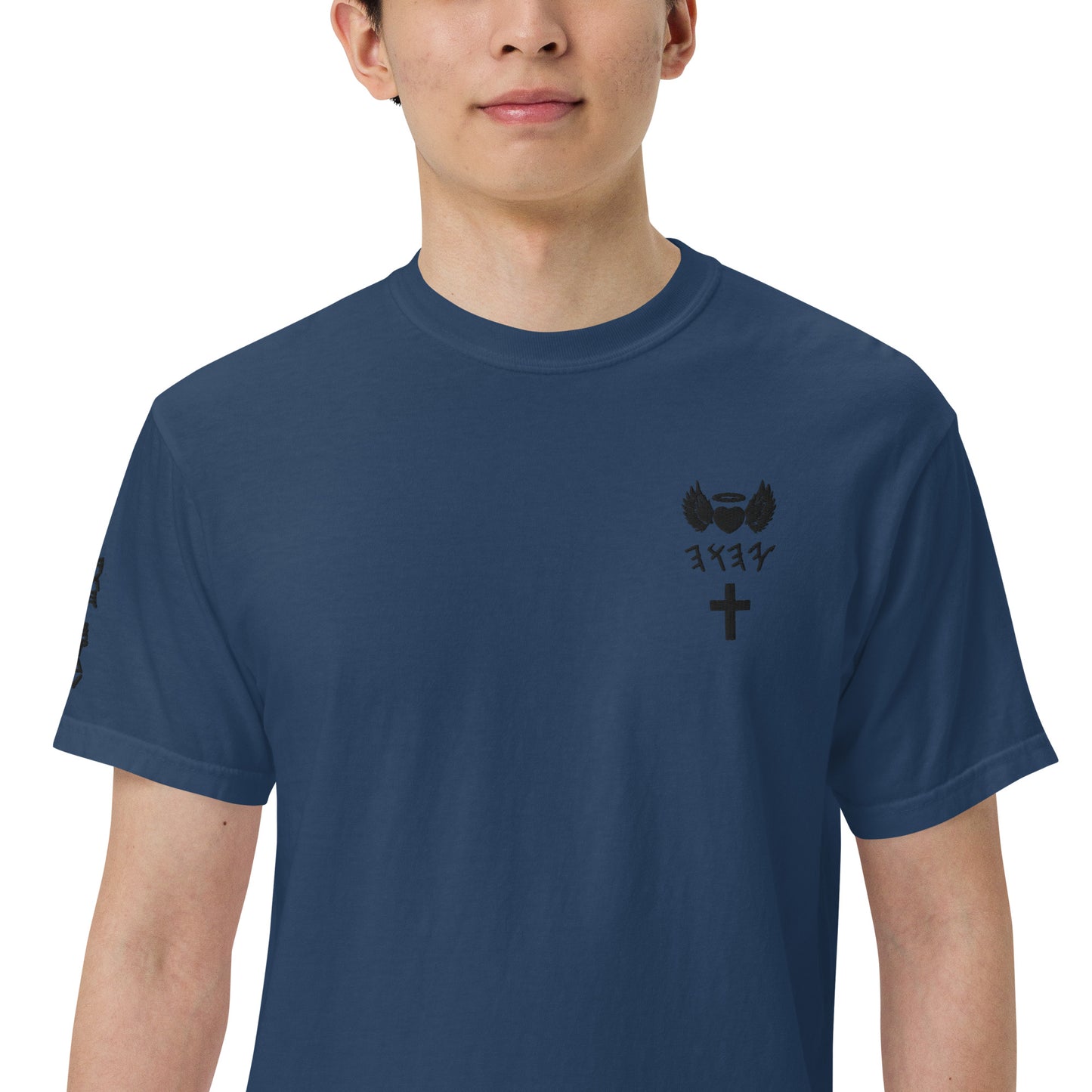 YAHUAH’s Temple S Unisex garment-dyed heavyweight t-shirt