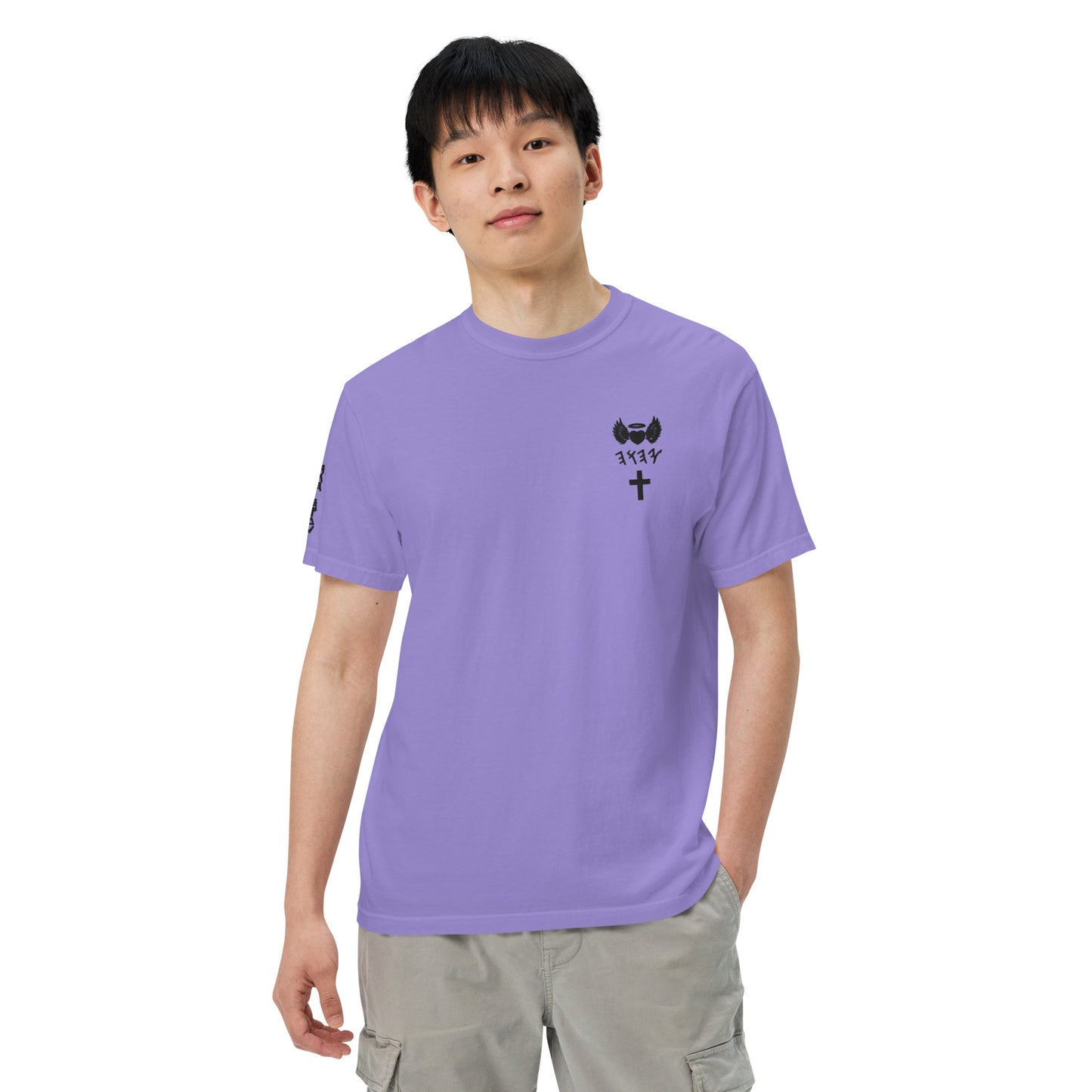 YAHUAH’s Temple S Unisex garment-dyed heavyweight t-shirt
