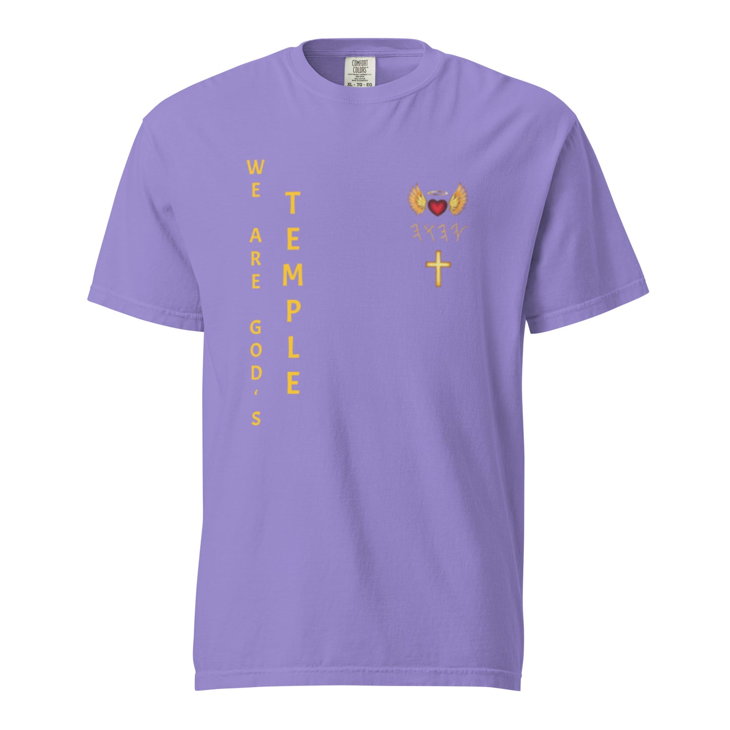 YAHUAH’s Temple S Unisex garment-dyed heavyweight t-shirt