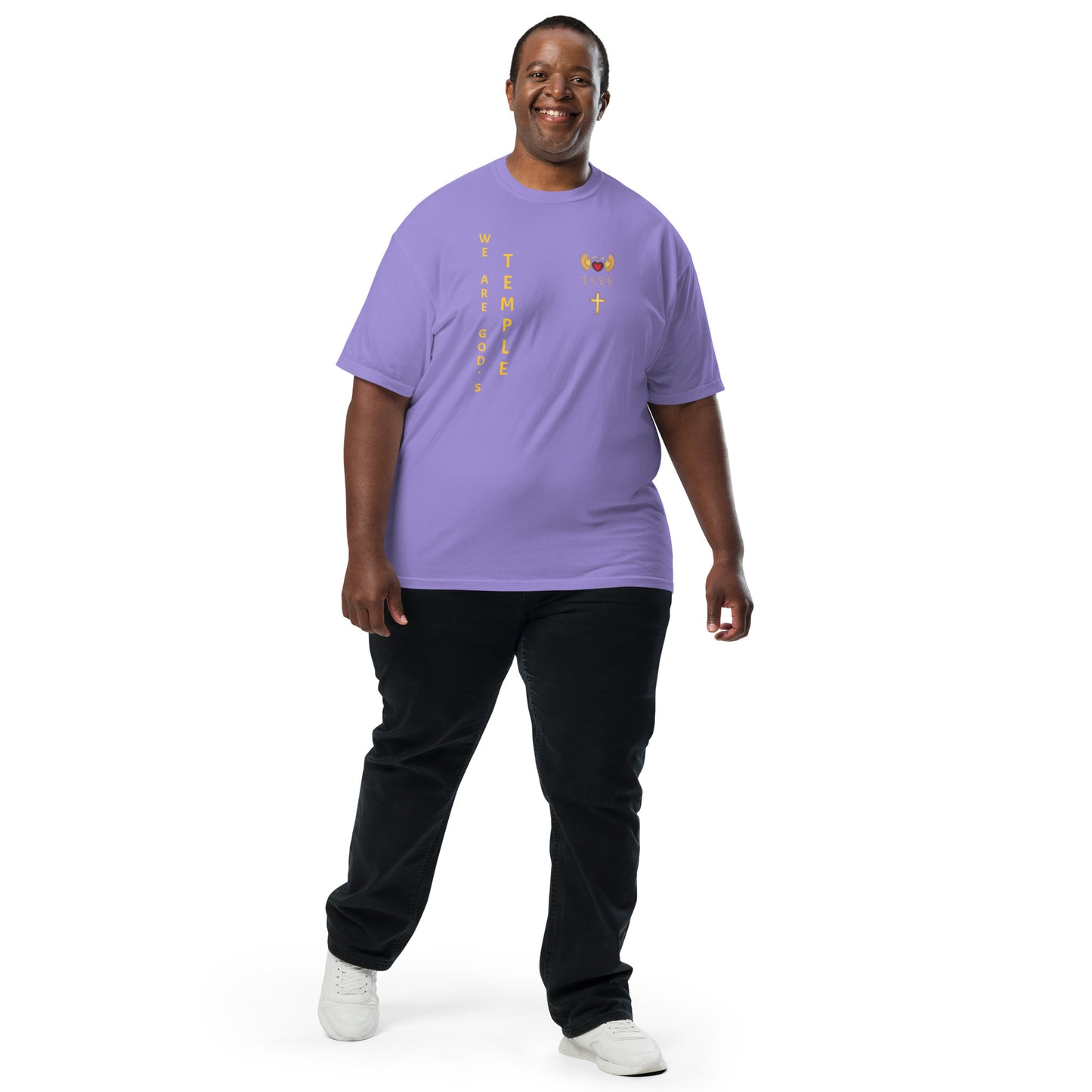 YAHUAH’s Temple S Unisex garment-dyed heavyweight t-shirt
