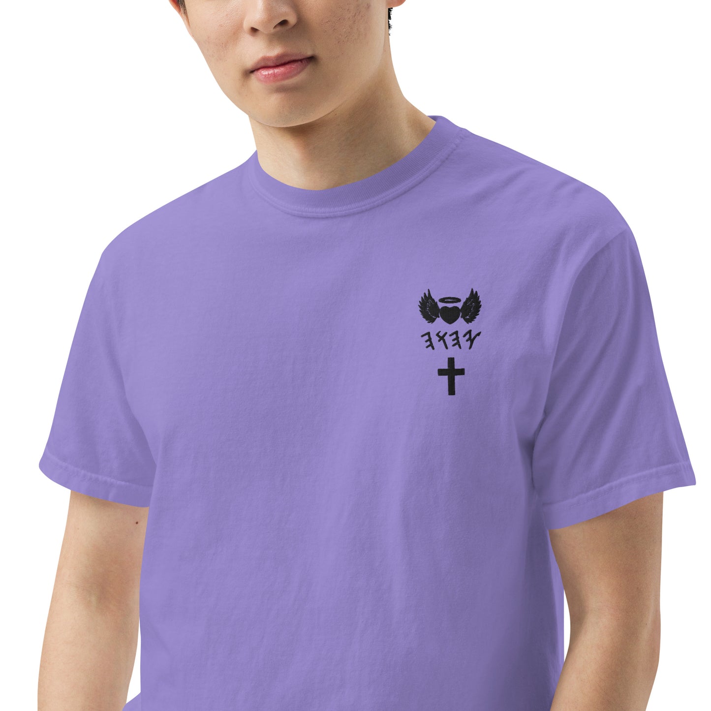 YAHUAH’s Temple S Unisex garment-dyed heavyweight t-shirt
