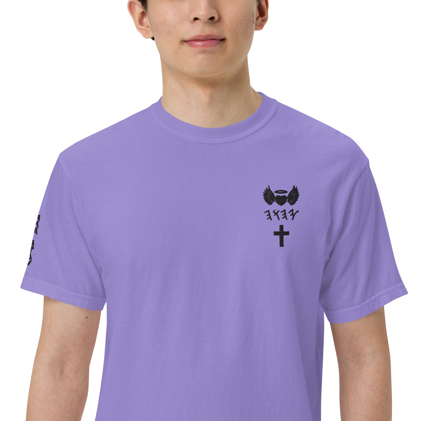 YAHUAH’s Temple S Unisex garment-dyed heavyweight t-shirt