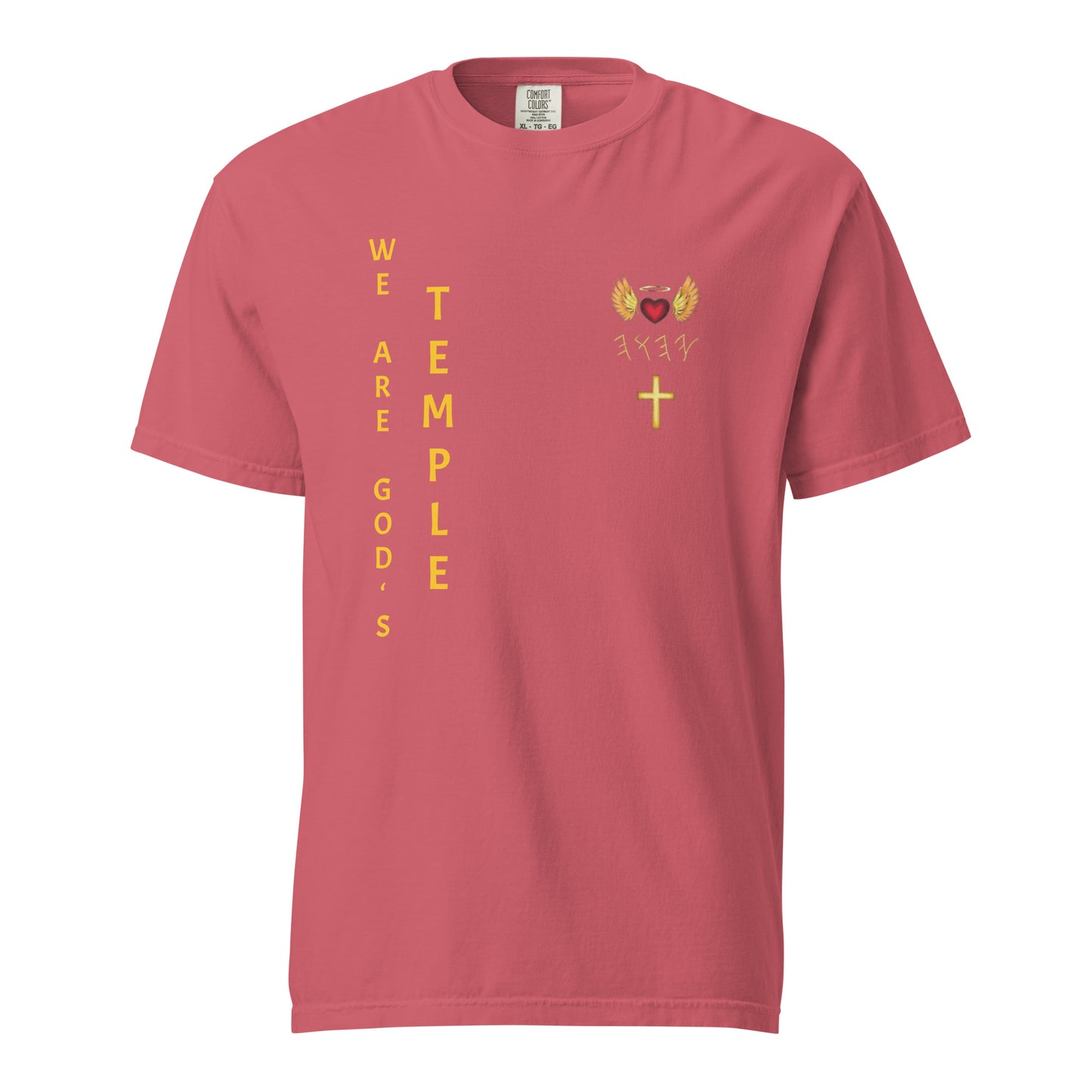 YAHUAH’s Temple S Unisex garment-dyed heavyweight t-shirt