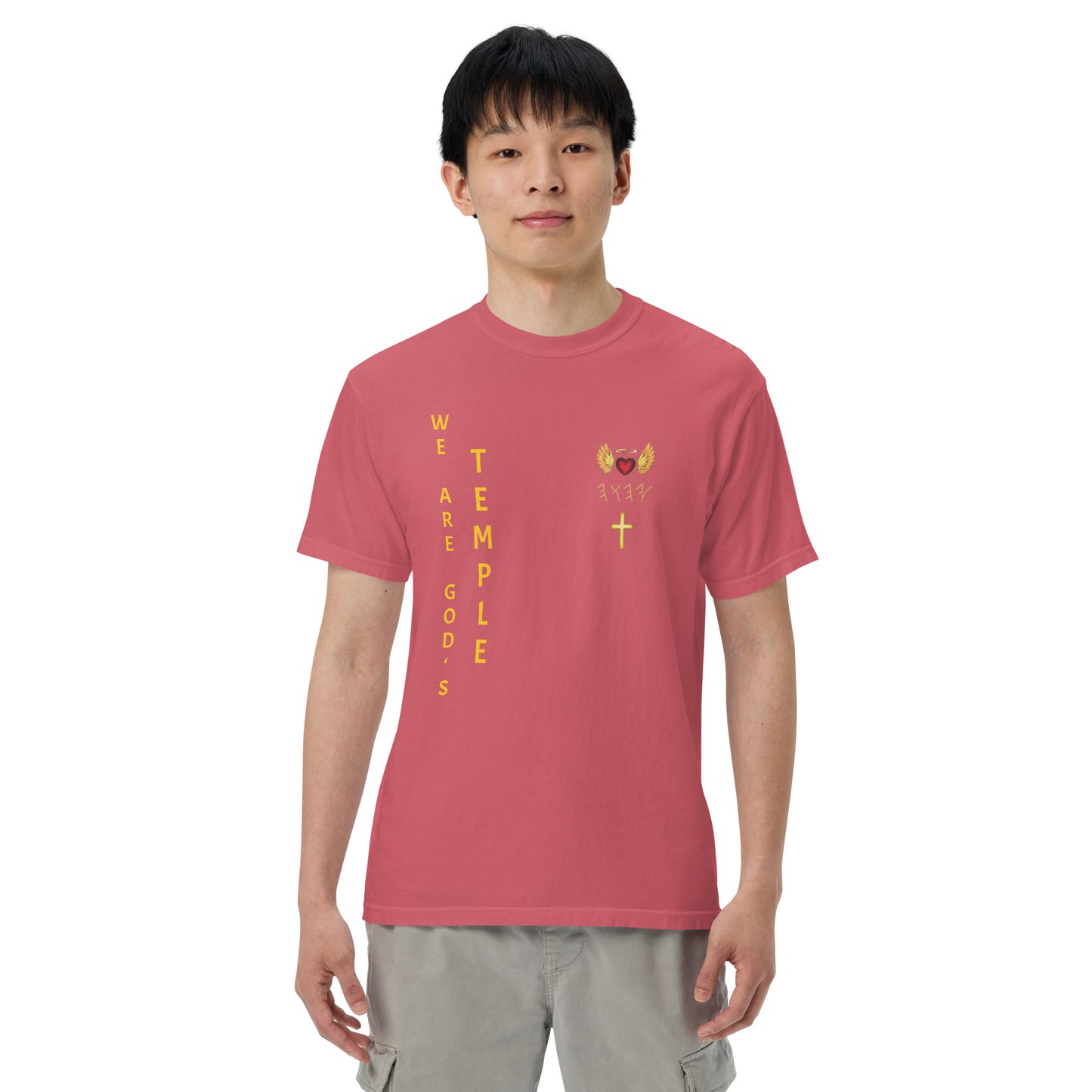 YAHUAH’s Temple S Unisex garment-dyed heavyweight t-shirt