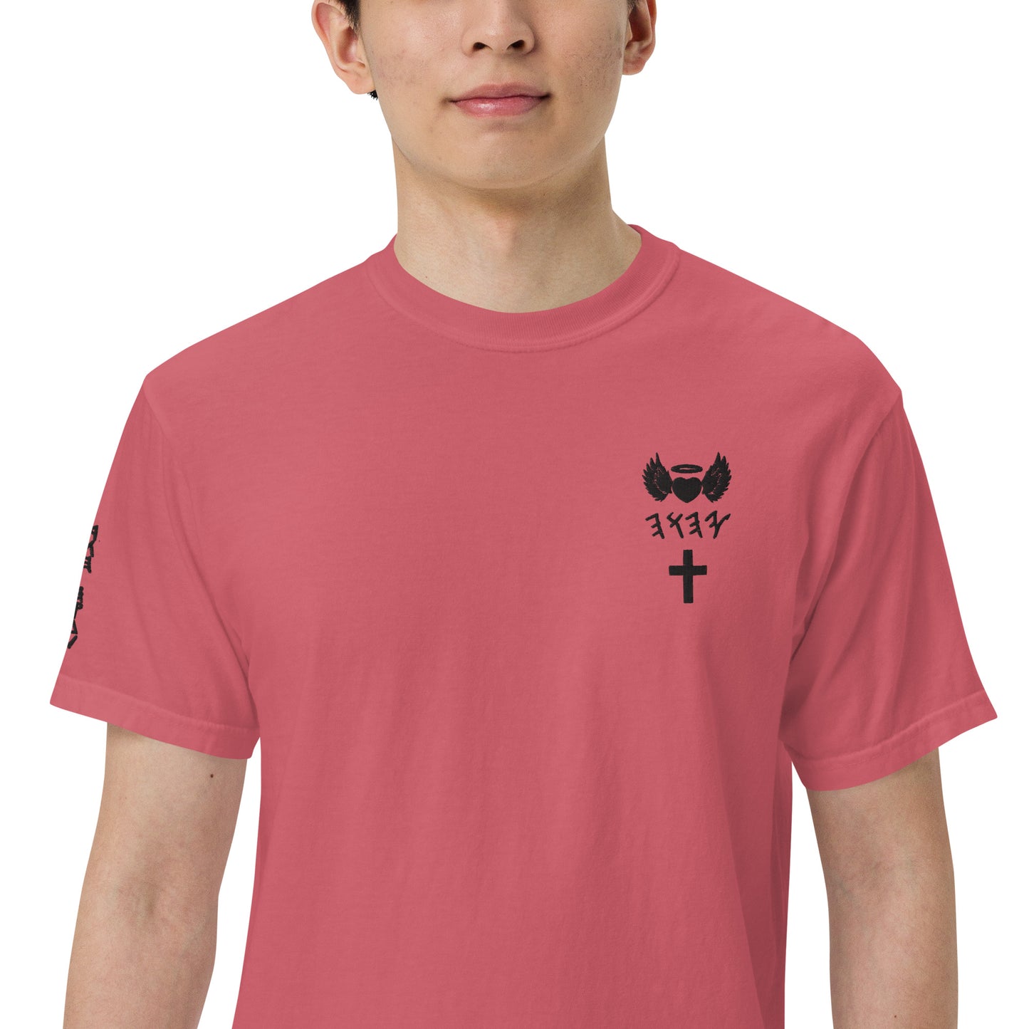YAHUAH’s Temple S Unisex garment-dyed heavyweight t-shirt