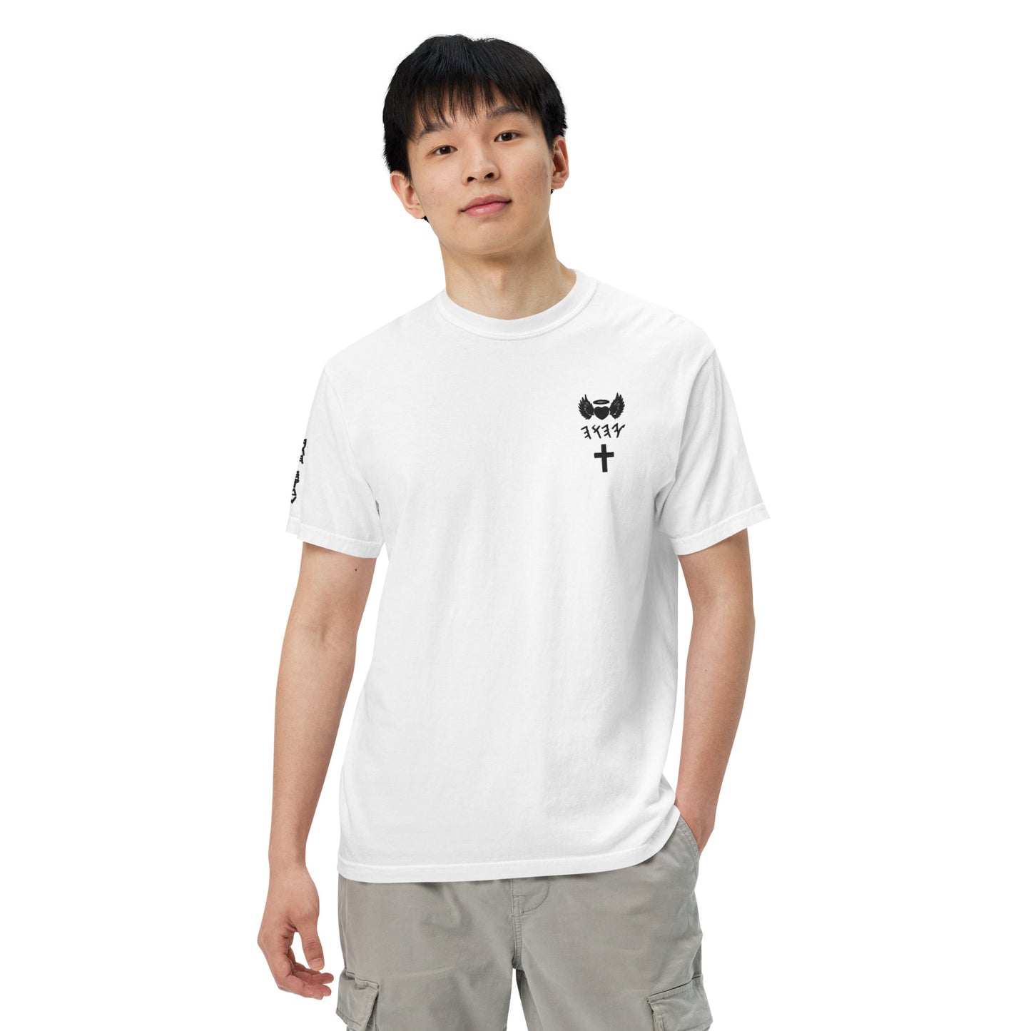 YAHUAH’s Temple S Unisex garment-dyed heavyweight t-shirt