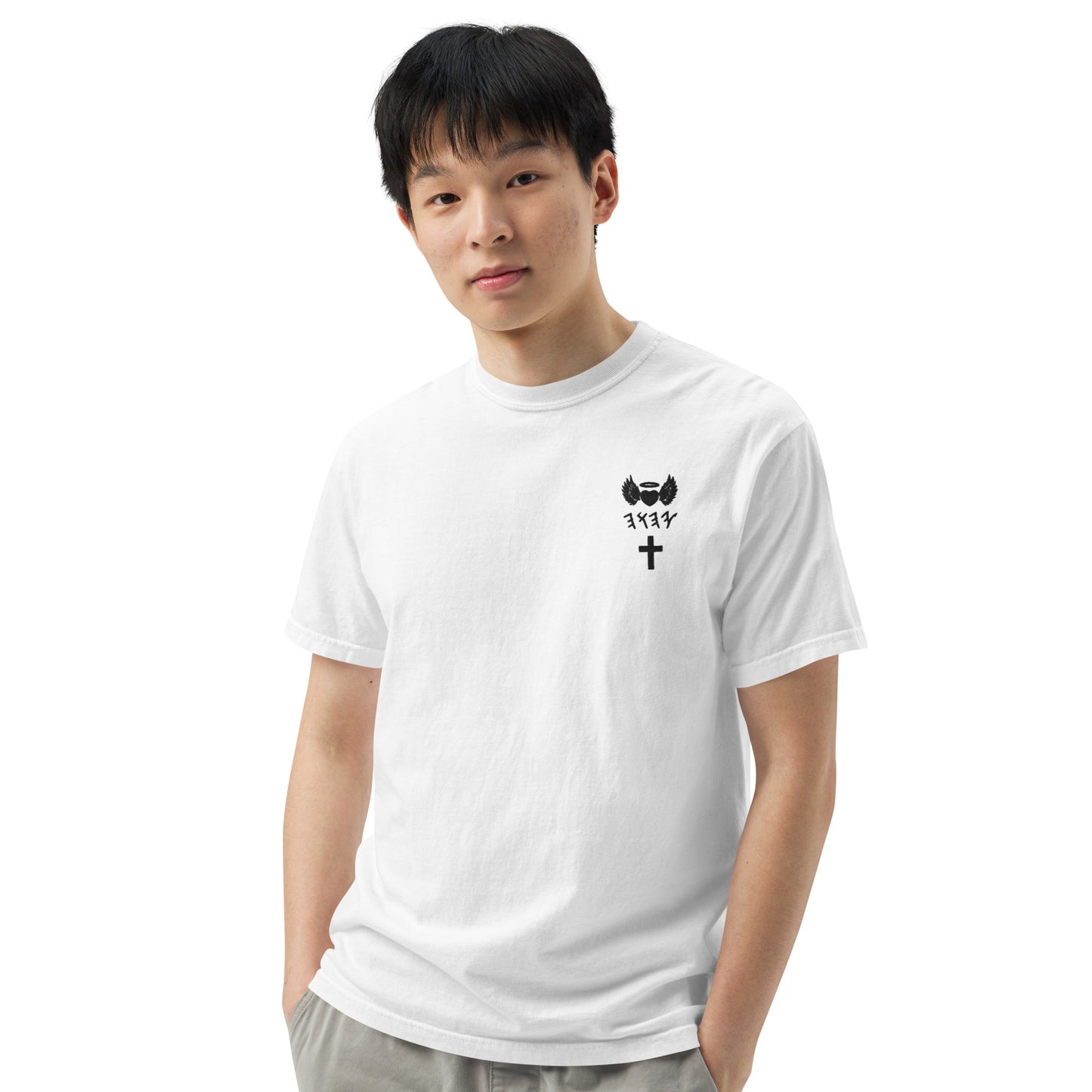 YAHUAH’s Temple S Unisex garment-dyed heavyweight t-shirt