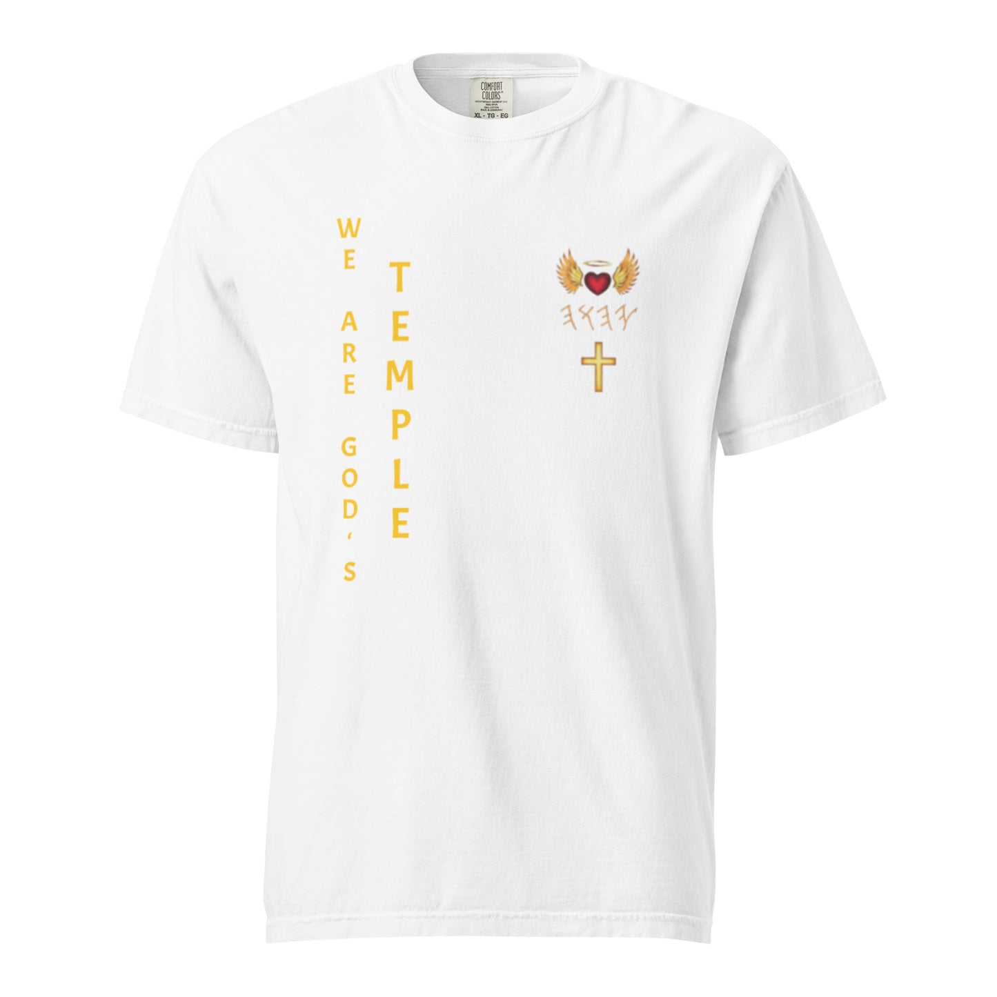 YAHUAH’s Temple S Unisex garment-dyed heavyweight t-shirt