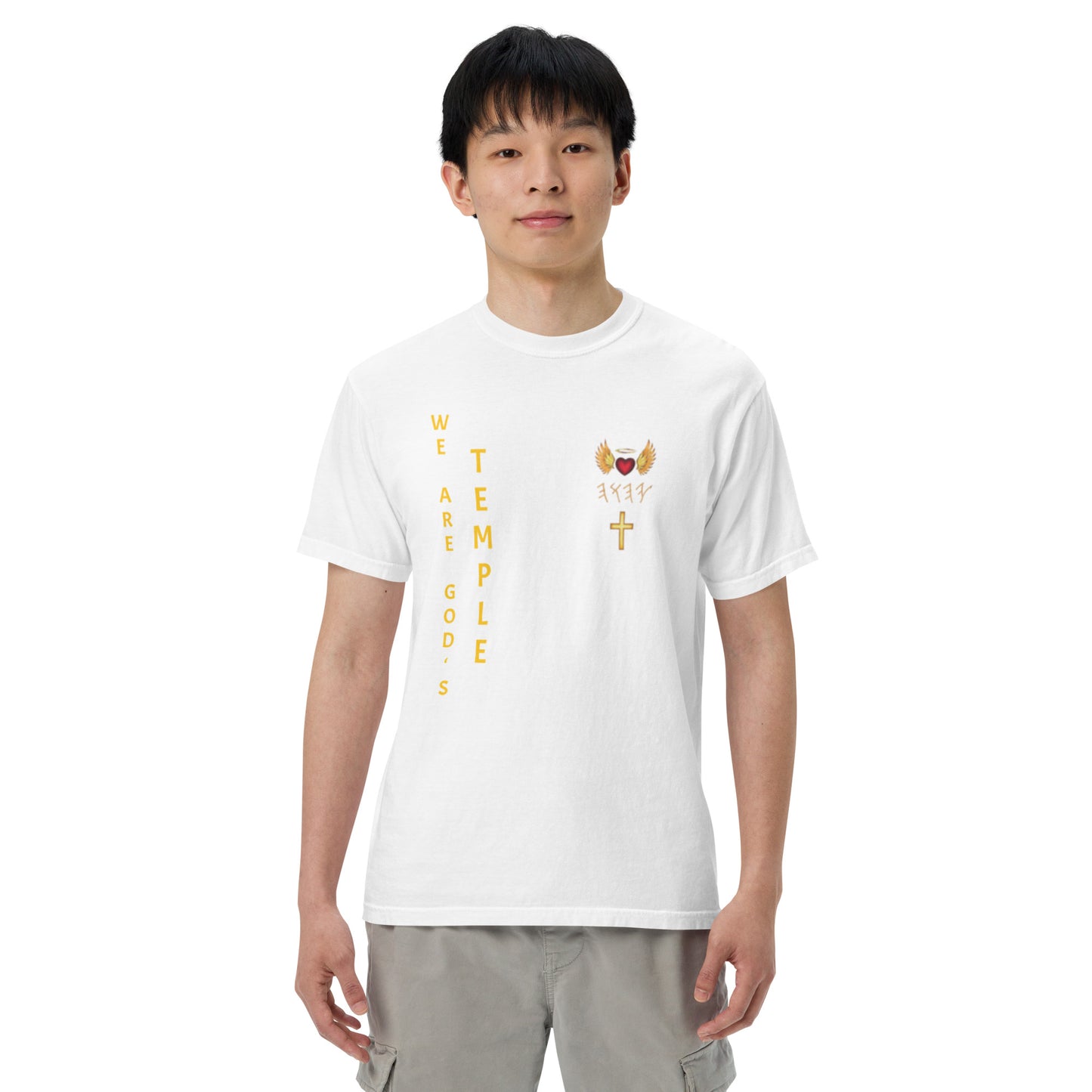 YAHUAH’s Temple S Unisex garment-dyed heavyweight t-shirt