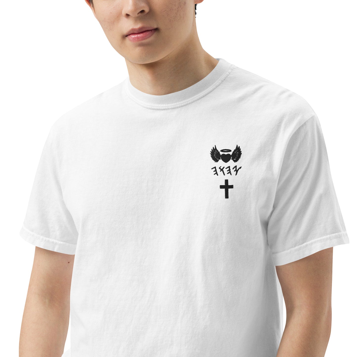 YAHUAH’s Temple S Unisex garment-dyed heavyweight t-shirt