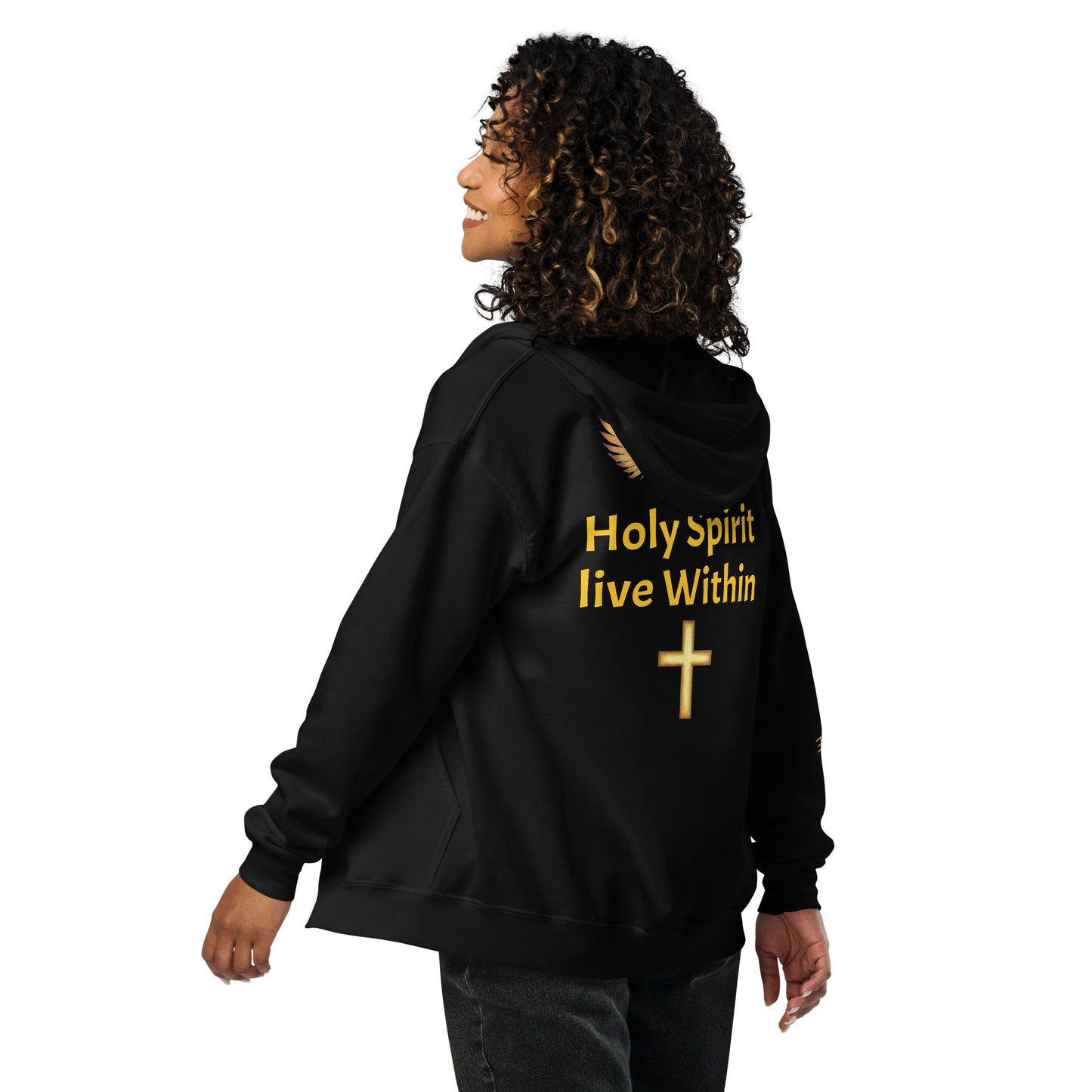 YAHUAH’s Temple J Unisex heavy blend zip hoodie