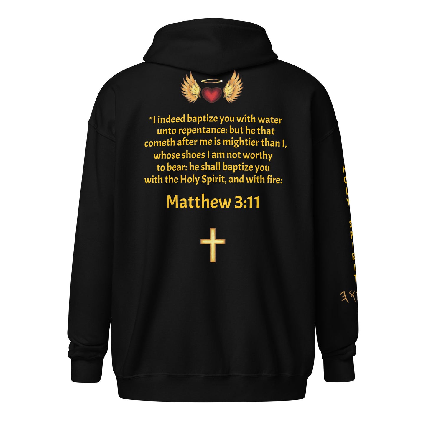 YAHUAH’s Temple J Unisex heavy blend zip hoodie