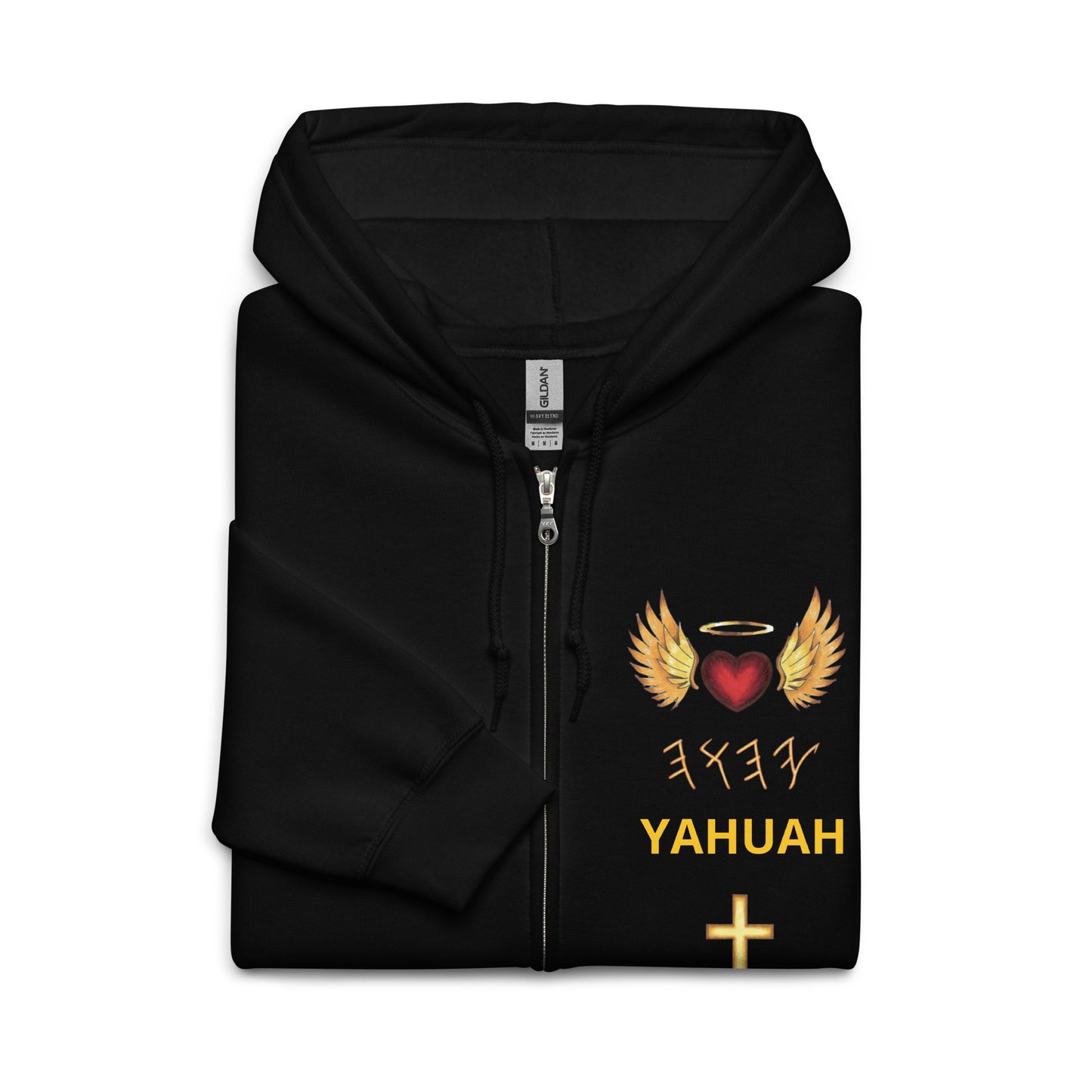 YAHUAH’s Temple J Unisex heavy blend zip hoodie