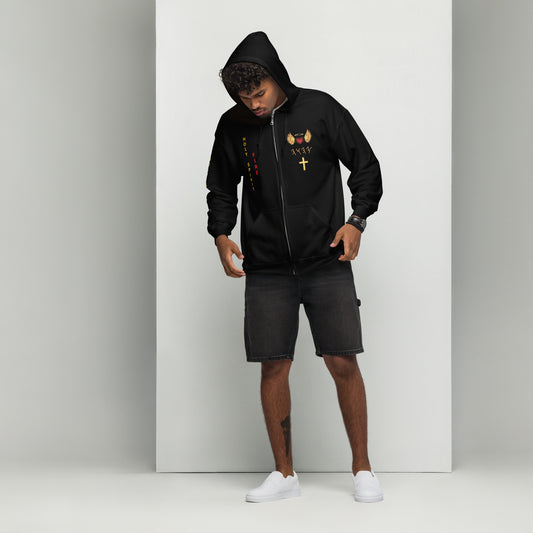 YAHUAH’s Temple J Unisex heavy blend zip hoodie