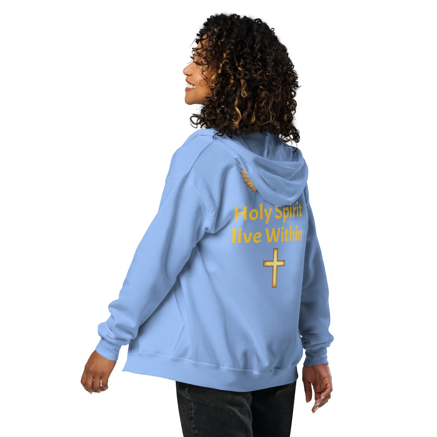 YAHUAH’s Temple J Unisex heavy blend zip hoodie