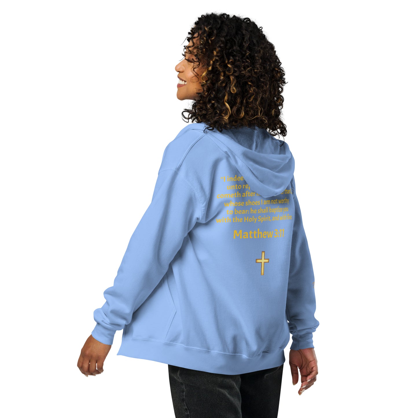 YAHUAH’s Temple J Unisex heavy blend zip hoodie