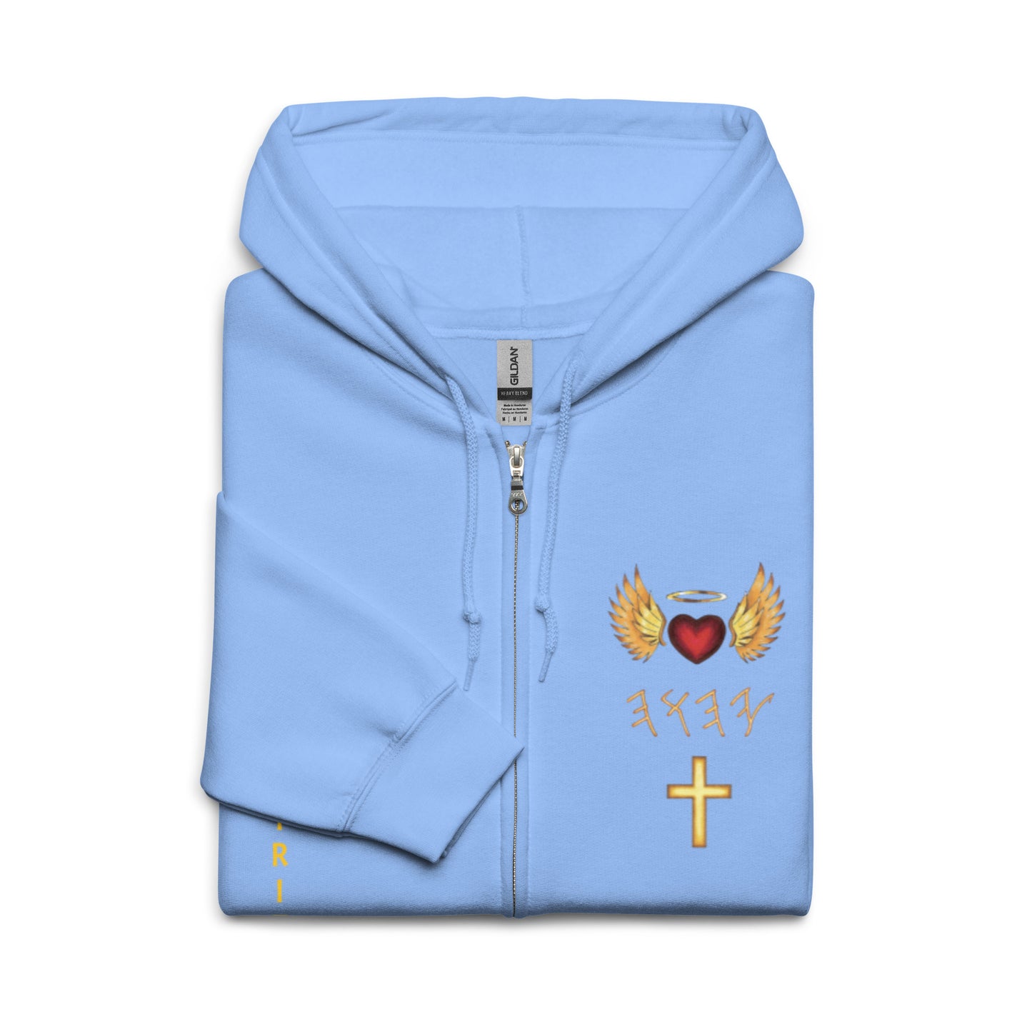 YAHUAH’s Temple J Unisex heavy blend zip hoodie