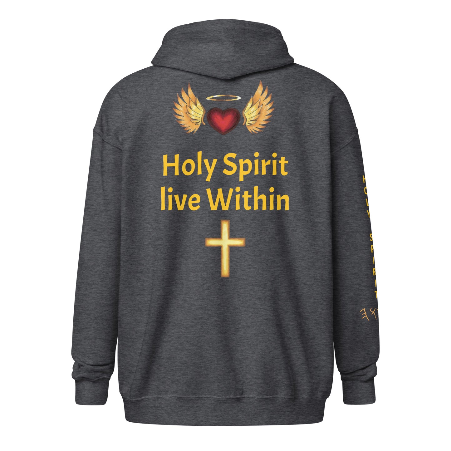YAHUAH’s Temple J Unisex heavy blend zip hoodie