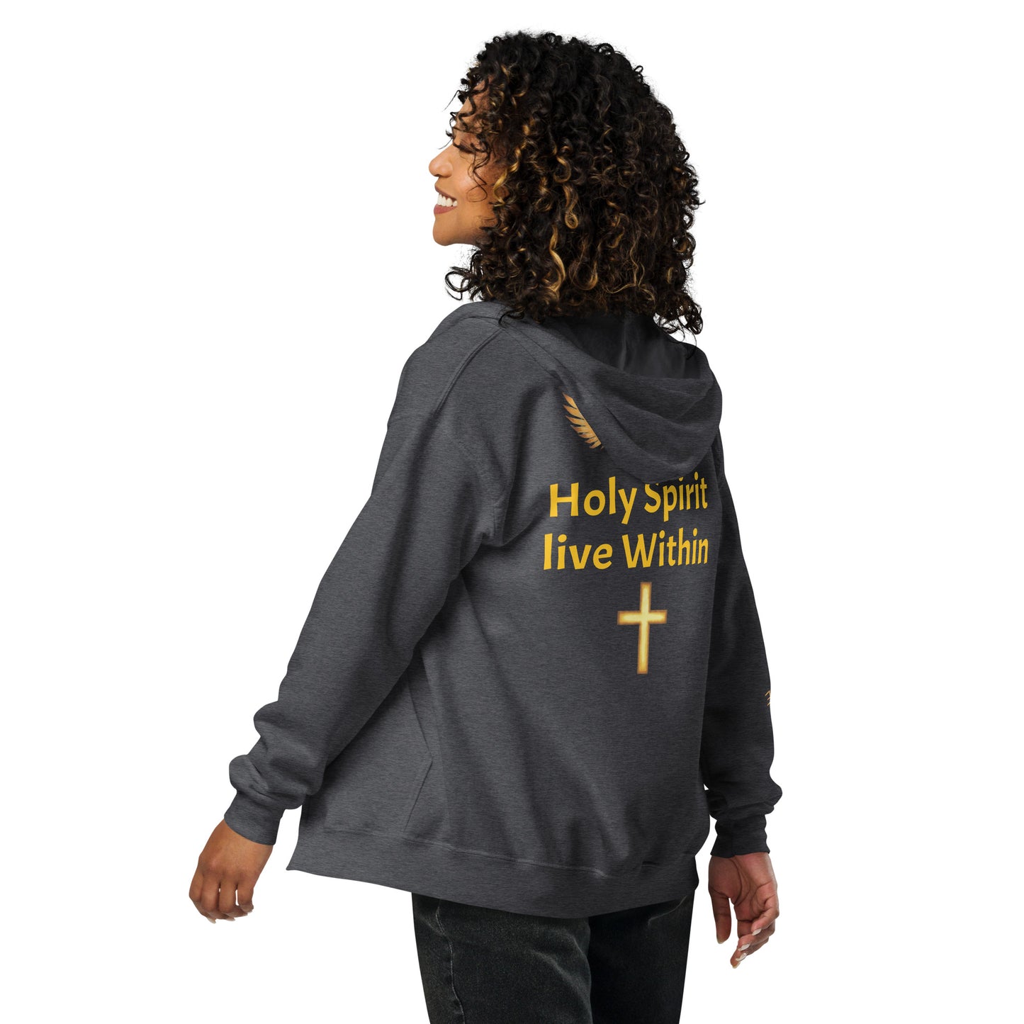 YAHUAH’s Temple J Unisex heavy blend zip hoodie