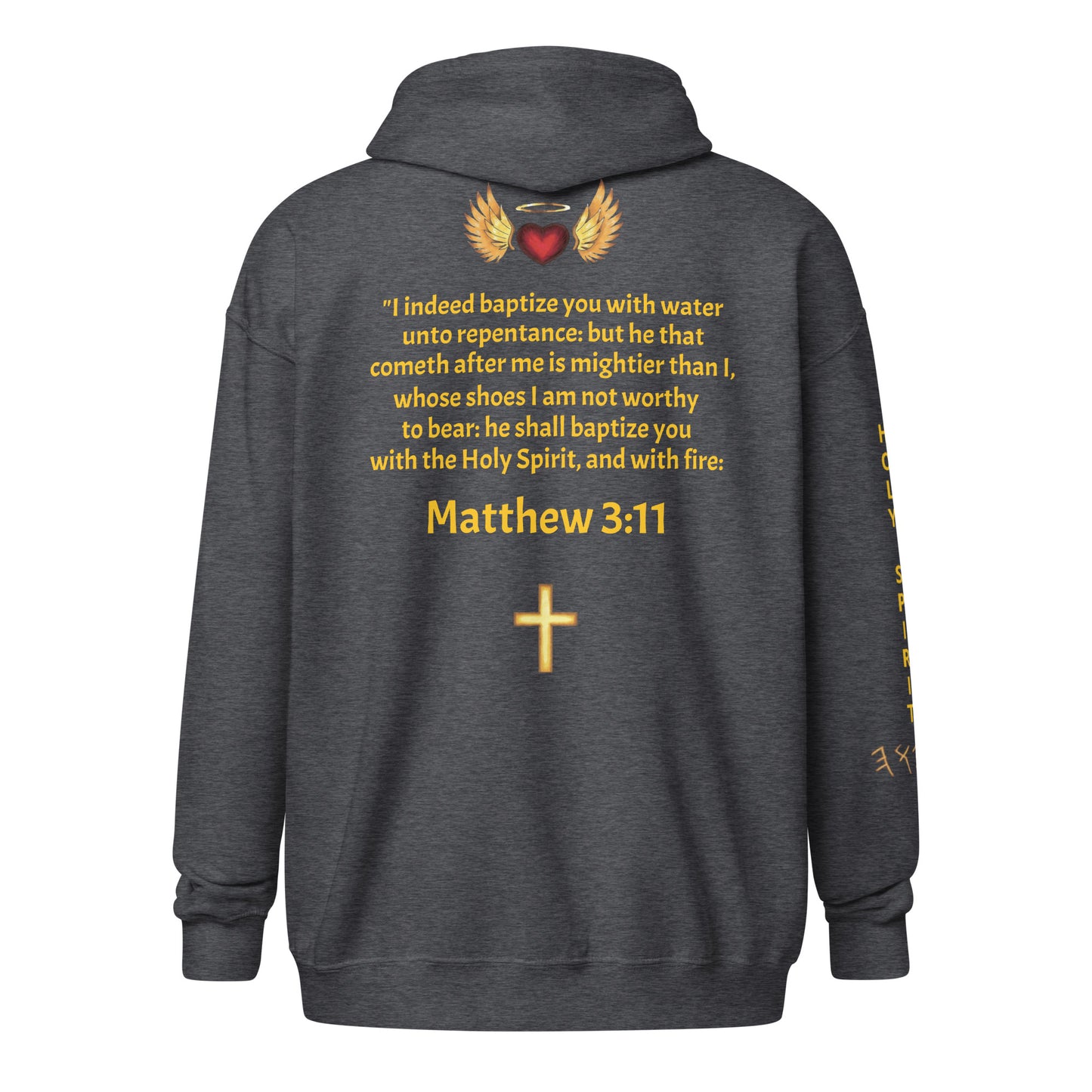 YAHUAH’s Temple J Unisex heavy blend zip hoodie