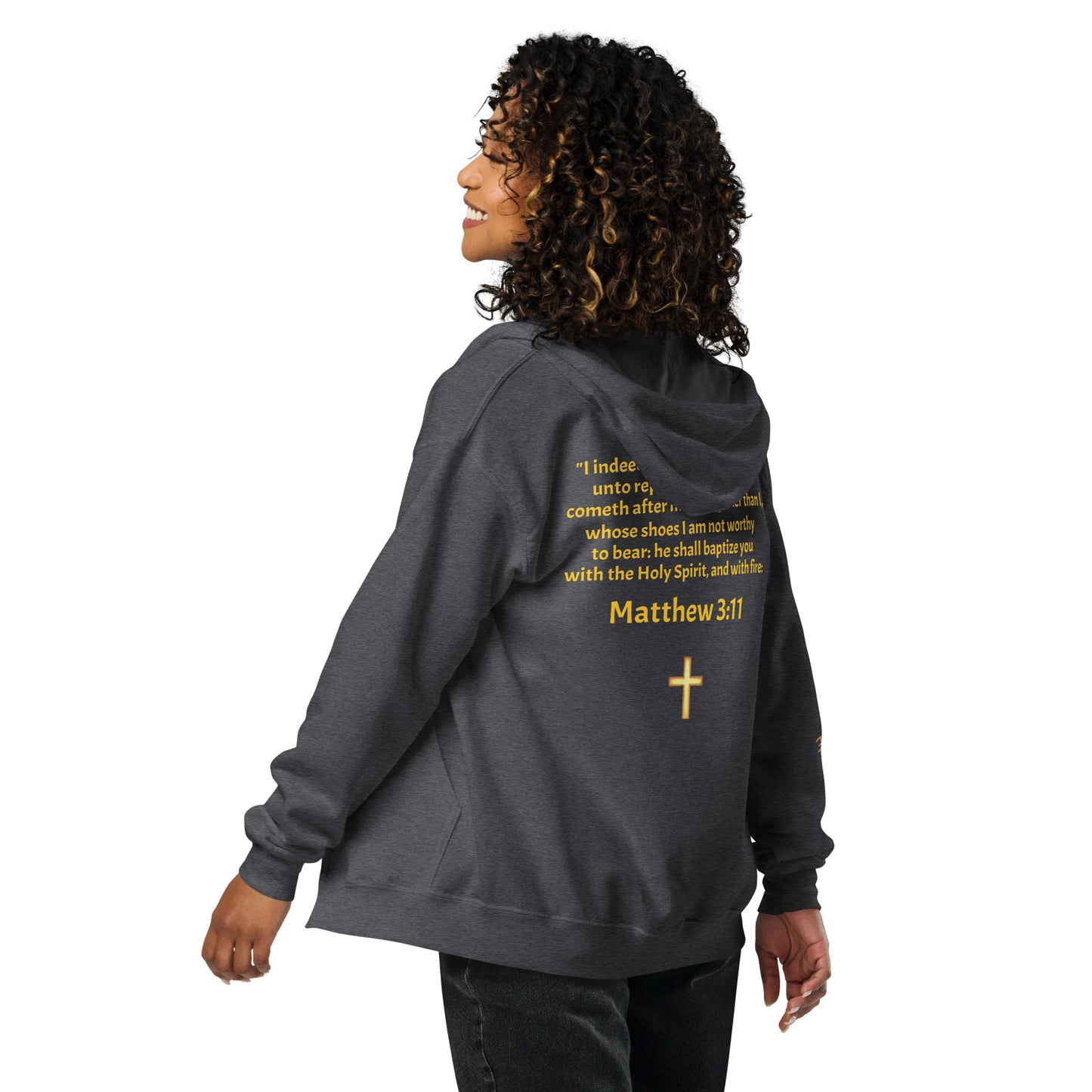 YAHUAH’s Temple J Unisex heavy blend zip hoodie