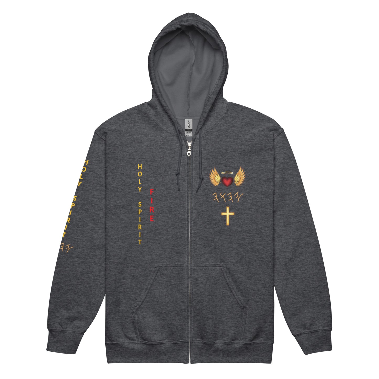 YAHUAH’s Temple J Unisex heavy blend zip hoodie