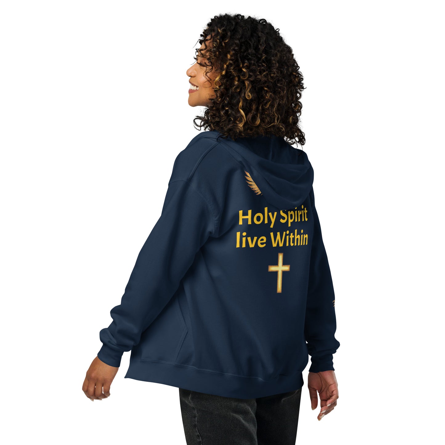 YAHUAH’s Temple J Unisex heavy blend zip hoodie