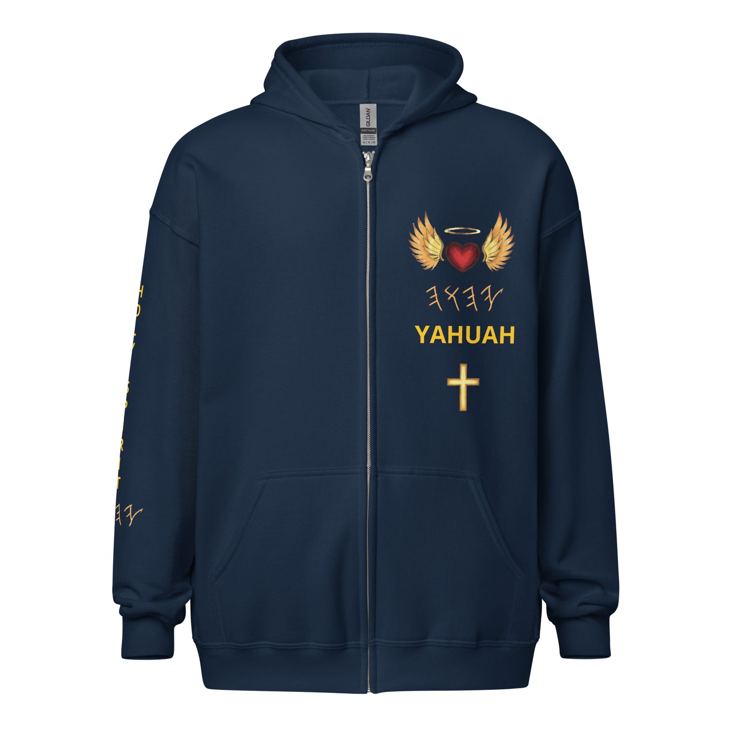 YAHUAH’s Temple J Unisex heavy blend zip hoodie