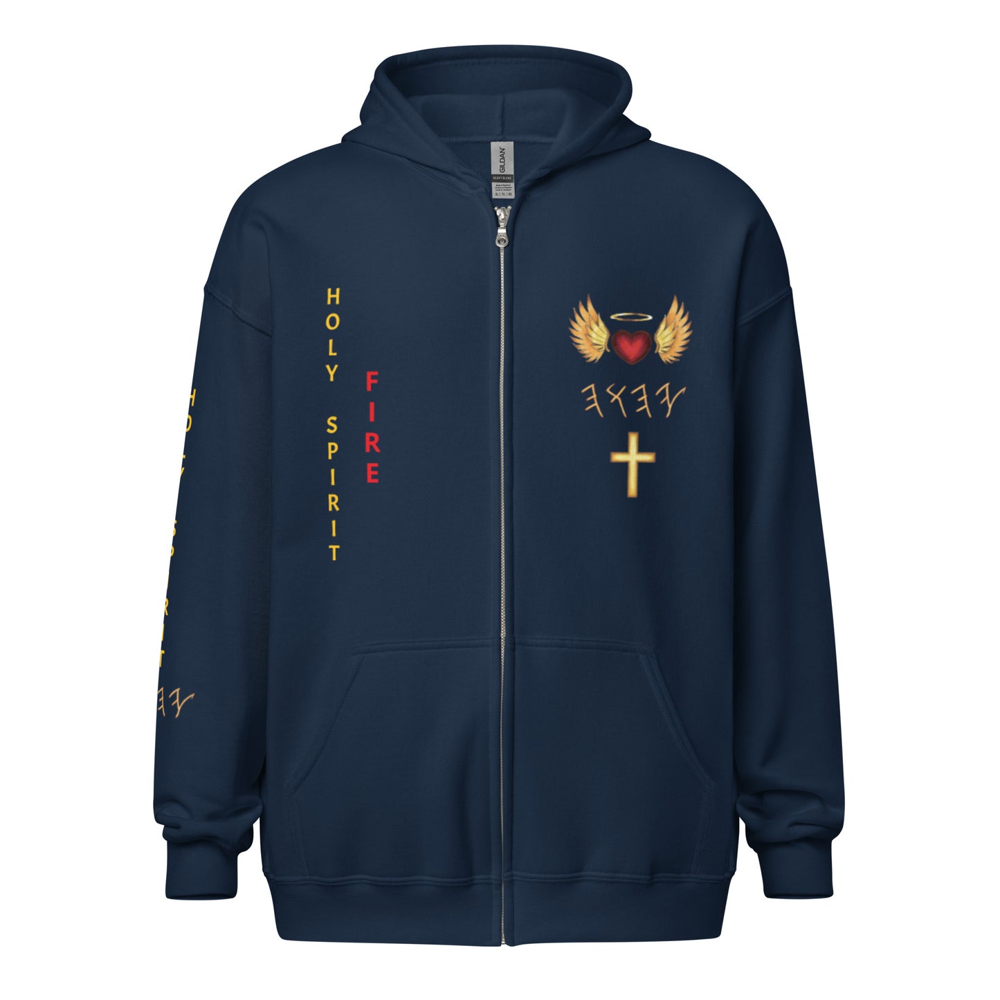YAHUAH’s Temple J Unisex heavy blend zip hoodie
