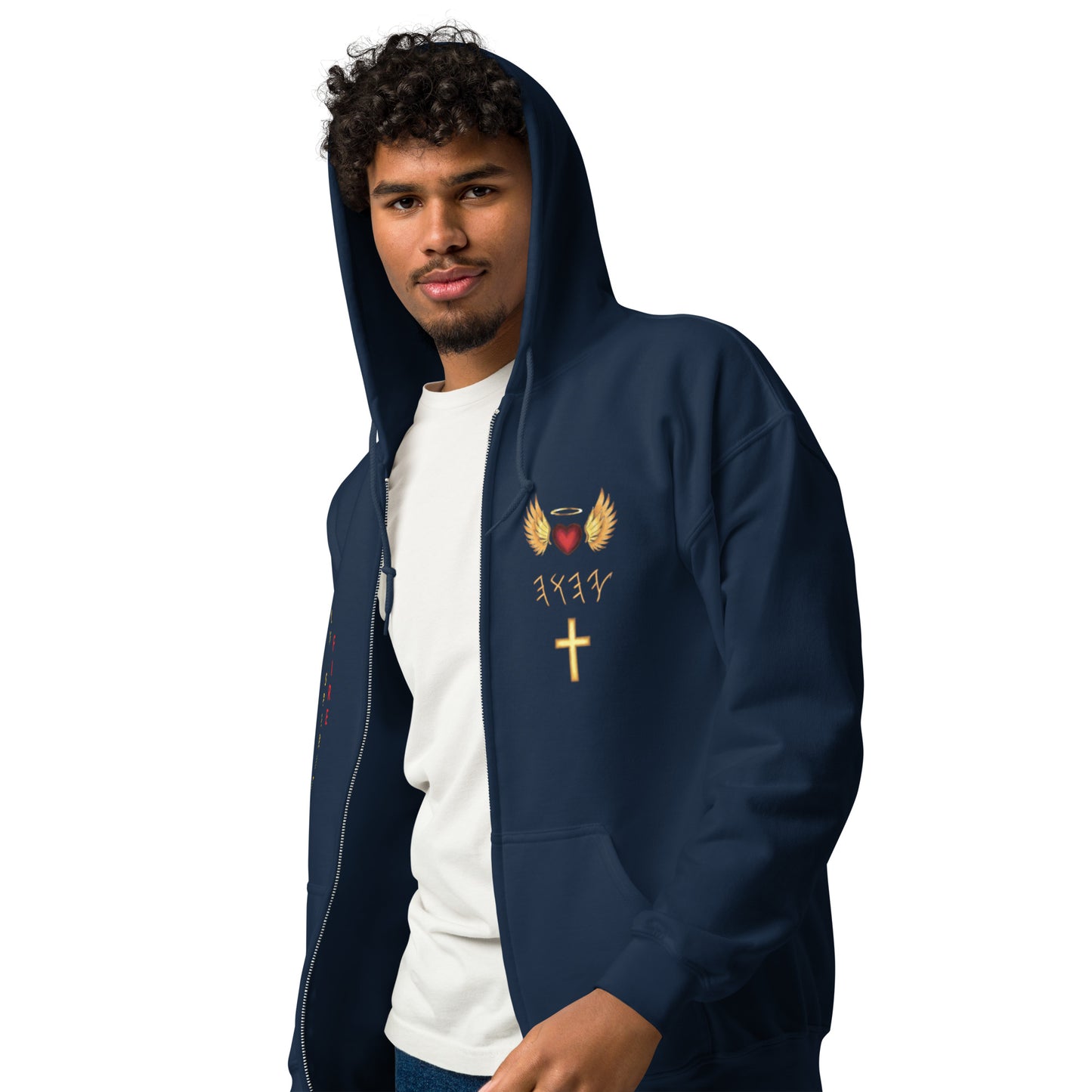 YAHUAH’s Temple J Unisex heavy blend zip hoodie