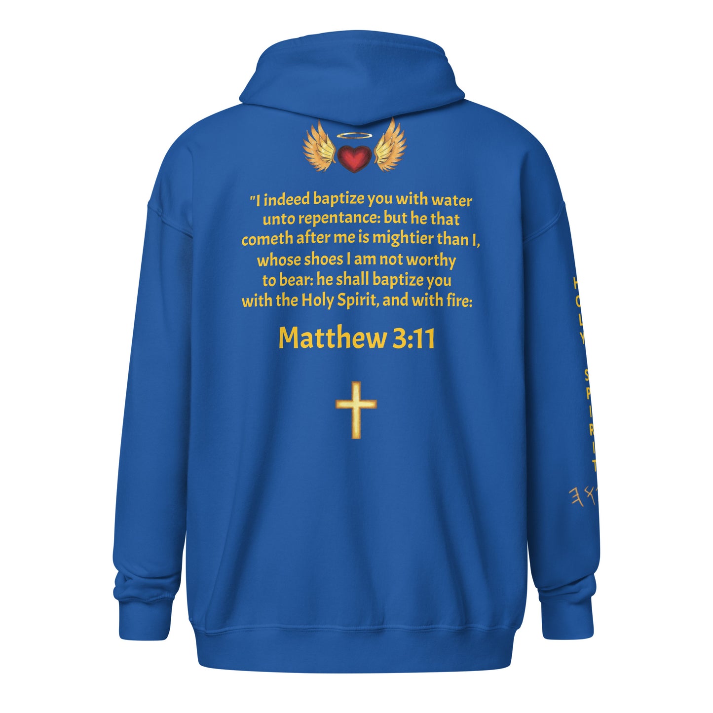 YAHUAH’s Temple J Unisex heavy blend zip hoodie