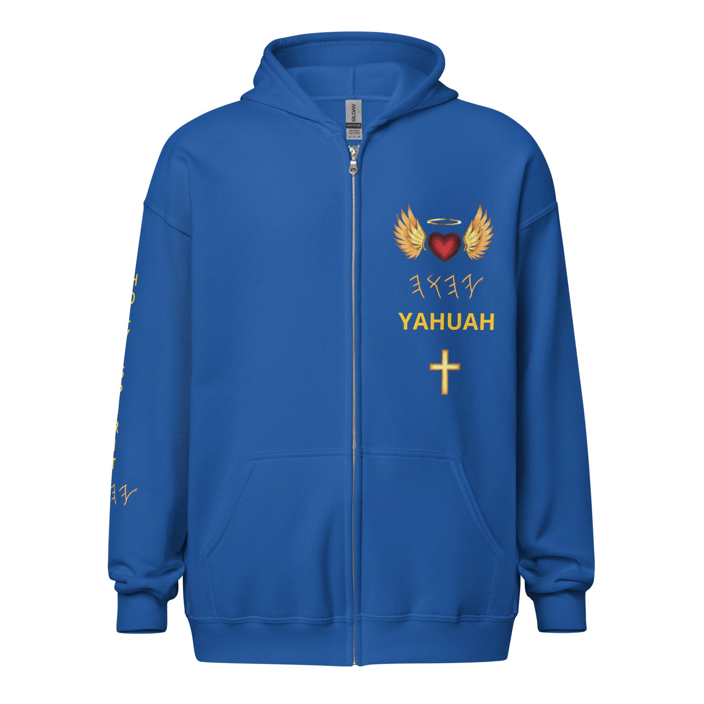 YAHUAH’s Temple J Unisex heavy blend zip hoodie