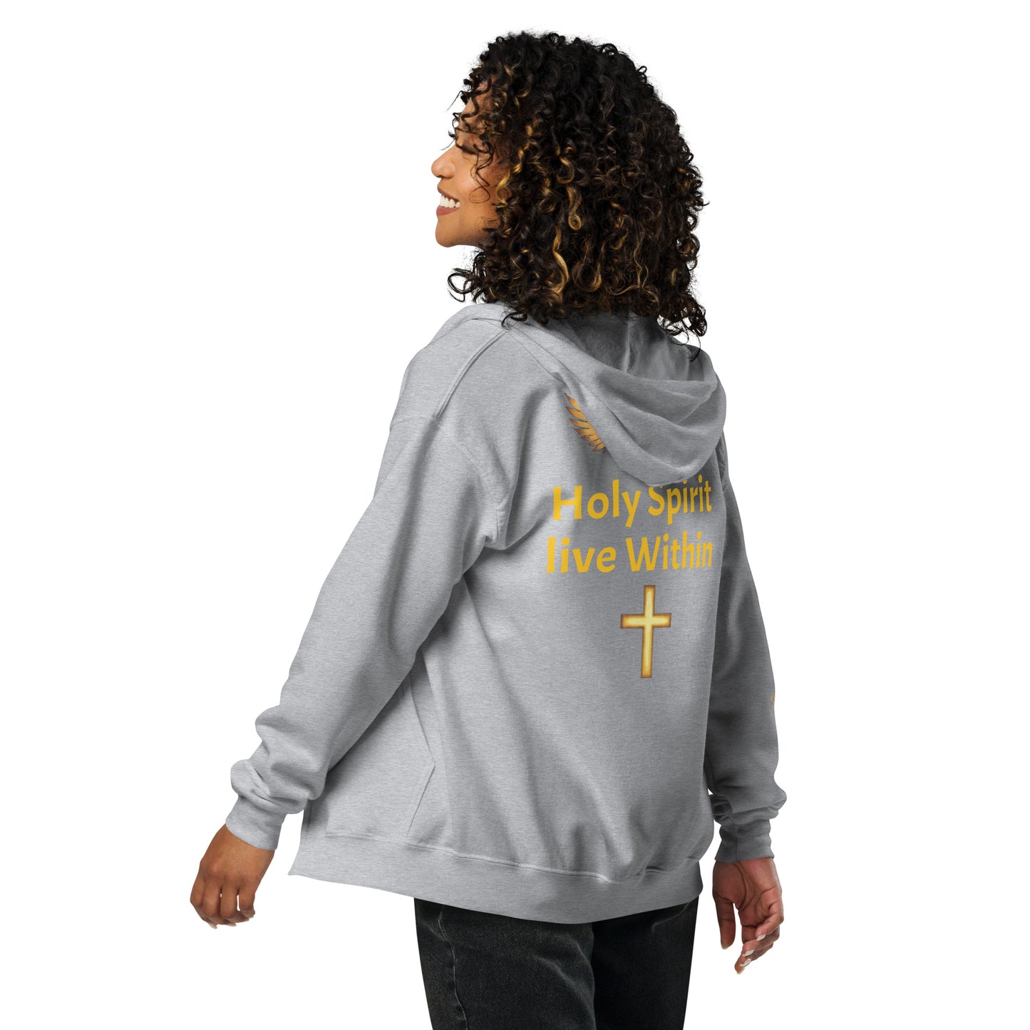 YAHUAH’s Temple J Unisex heavy blend zip hoodie