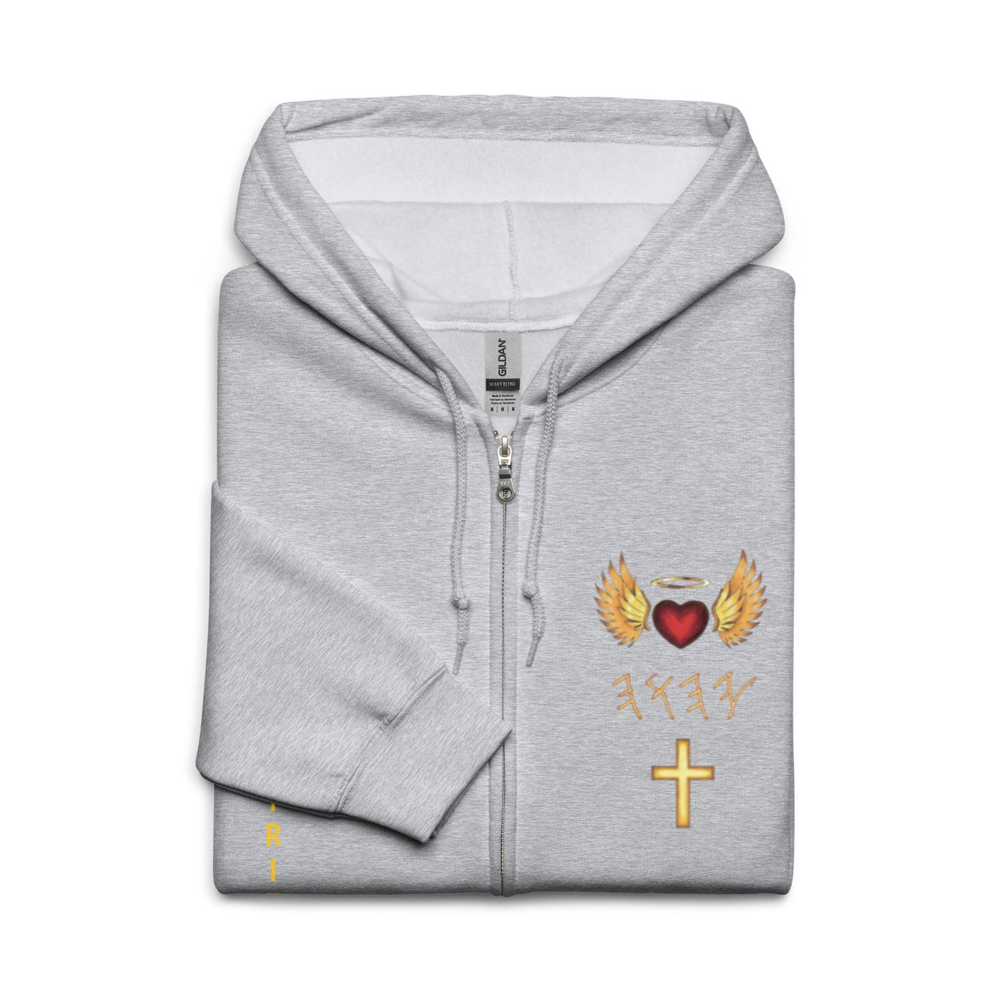 YAHUAH’s Temple J Unisex heavy blend zip hoodie