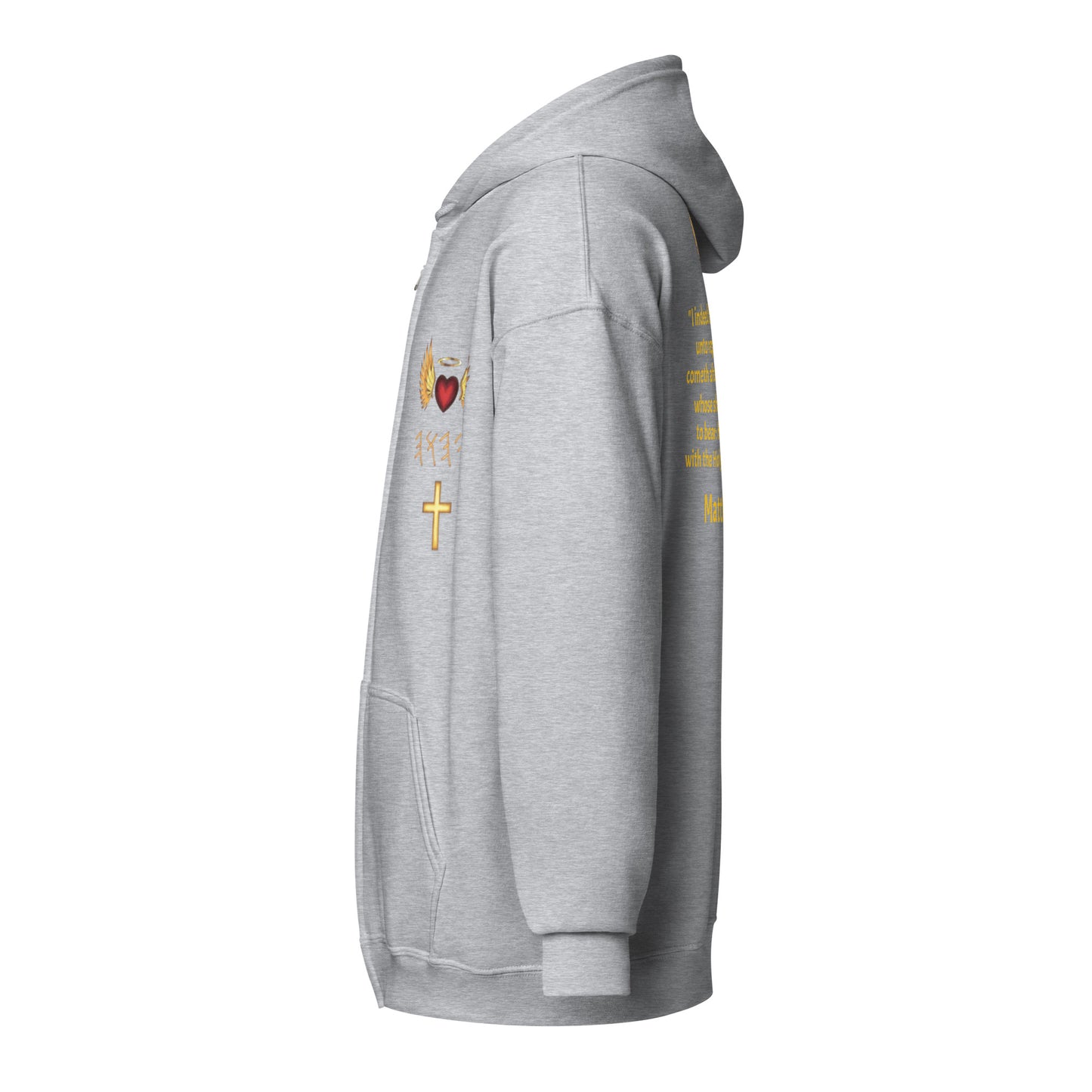YAHUAH’s Temple J Unisex heavy blend zip hoodie