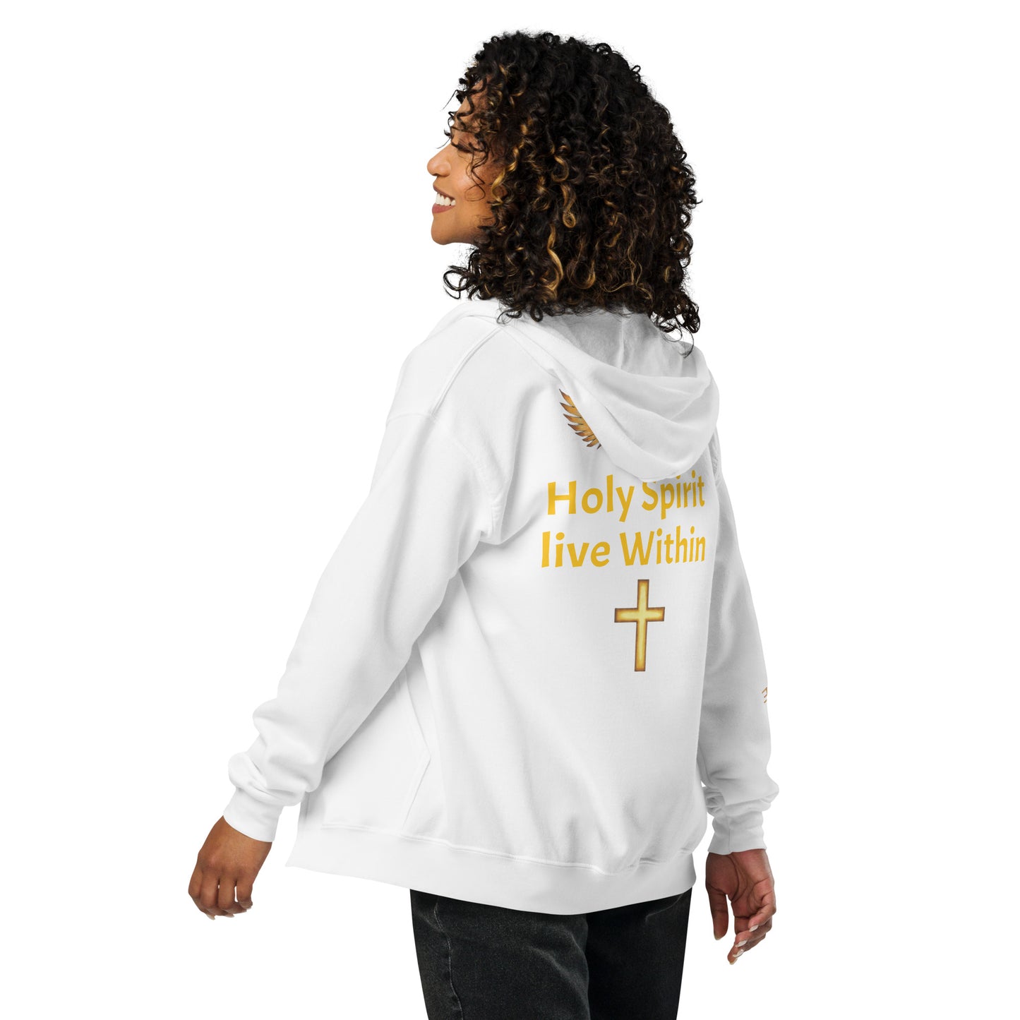YAHUAH’s Temple J Unisex heavy blend zip hoodie
