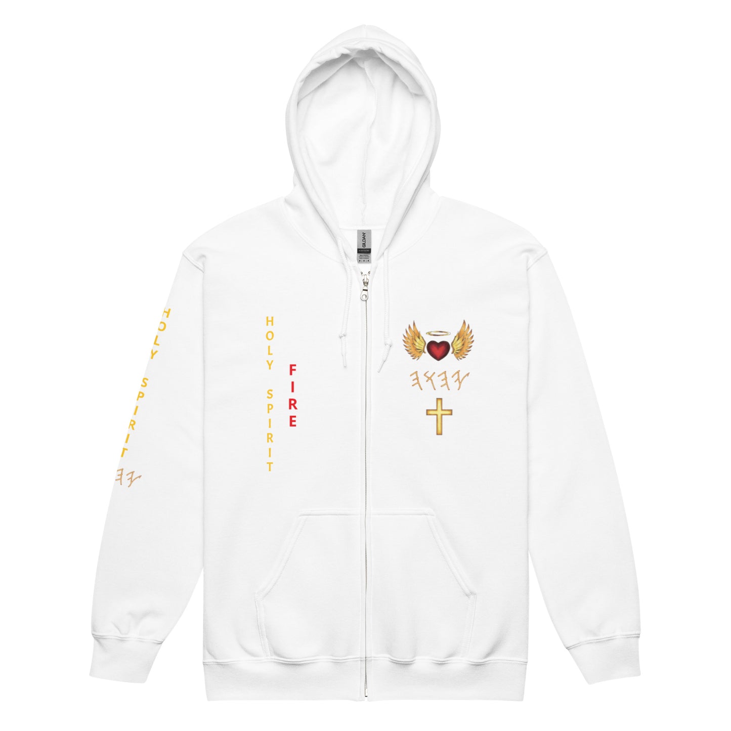 YAHUAH’s Temple J Unisex heavy blend zip hoodie