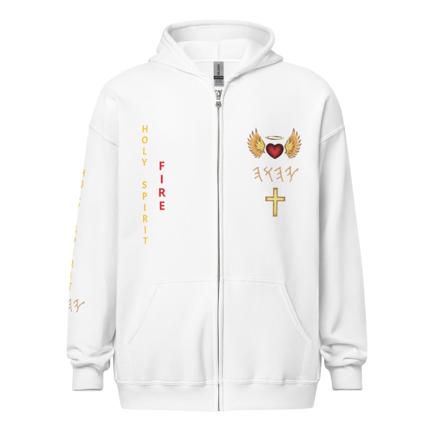 YAHUAH’s Temple J Unisex heavy blend zip hoodie