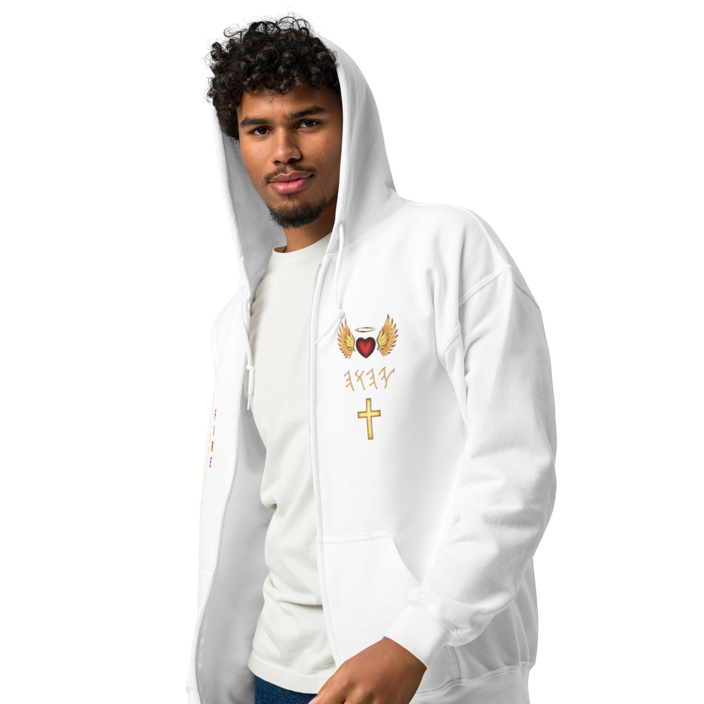 YAHUAH’s Temple J Unisex heavy blend zip hoodie